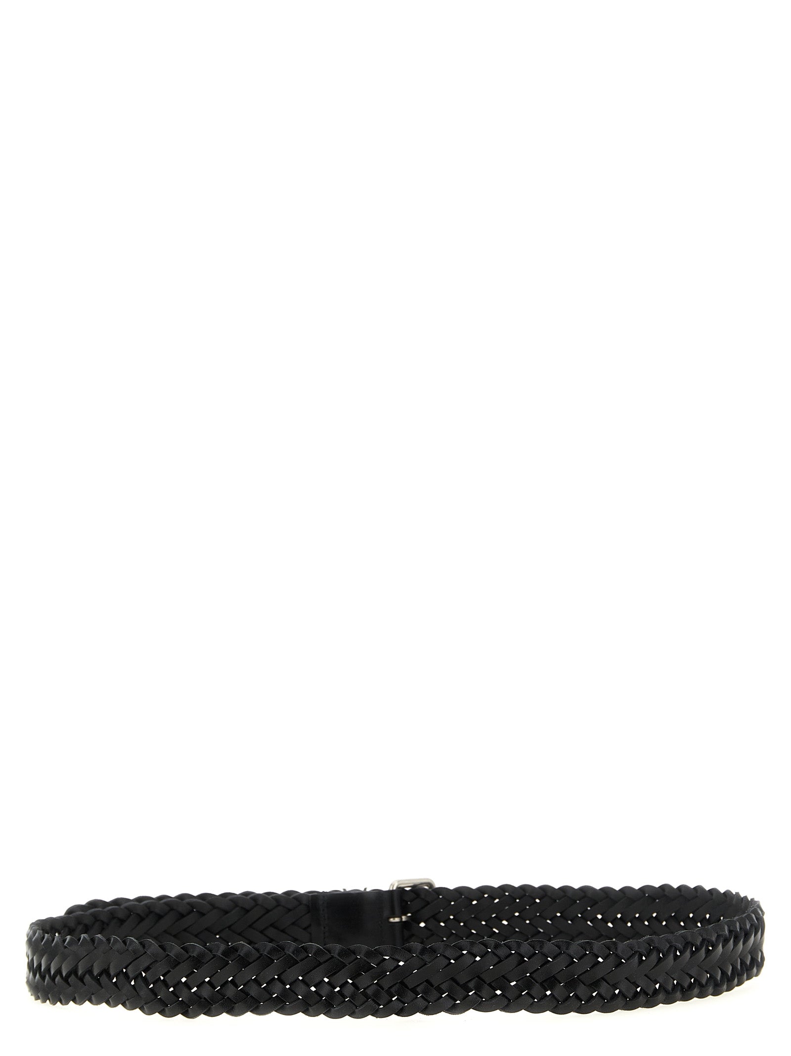 Saint Laurent Black Calfskin Regular Belt