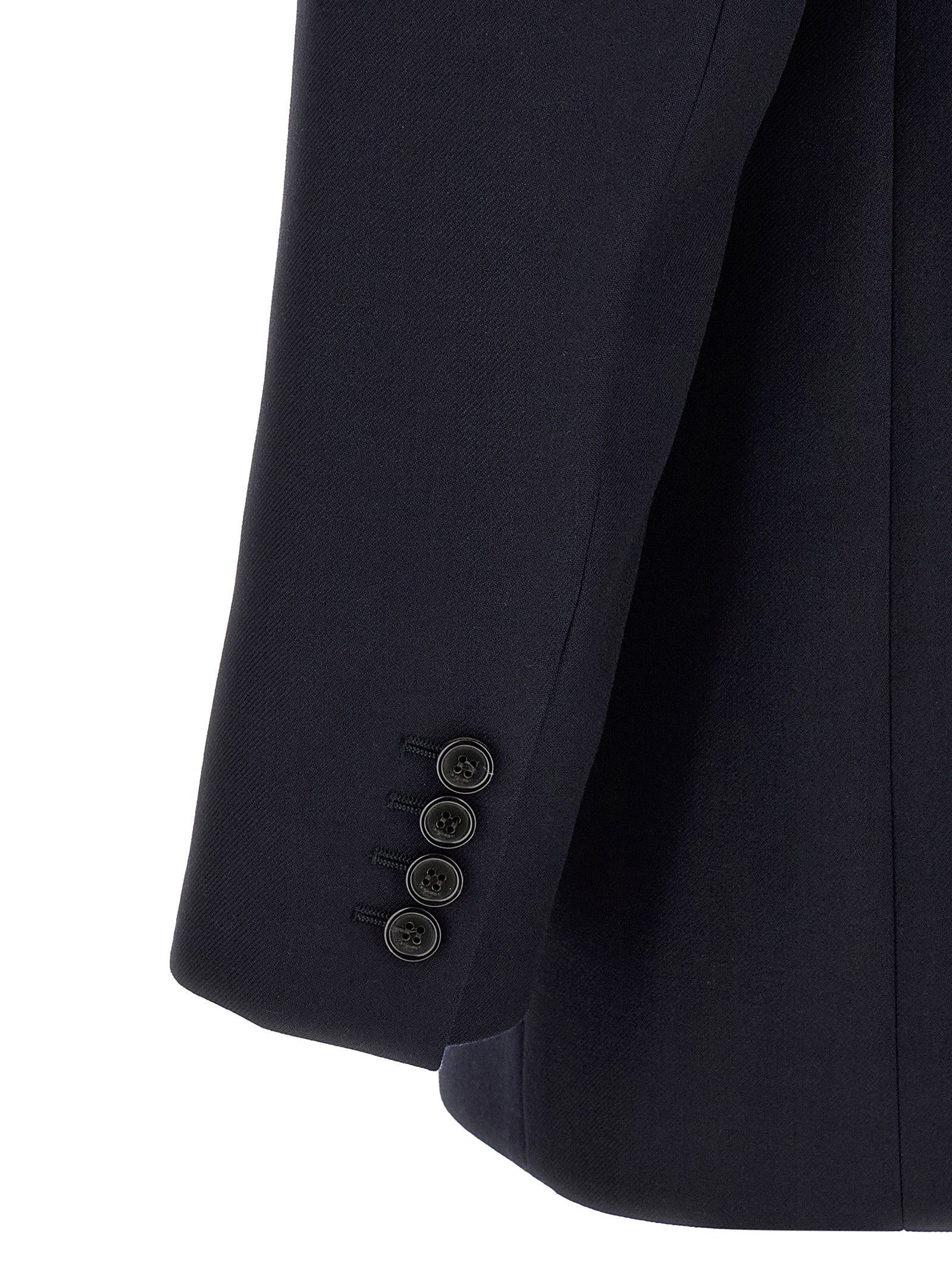 Saint Laurent Blue Wool Blazer