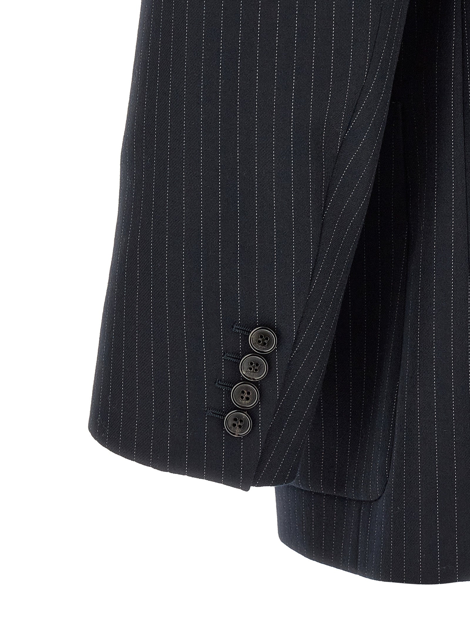 Saint Laurent Blue Wool Blazer