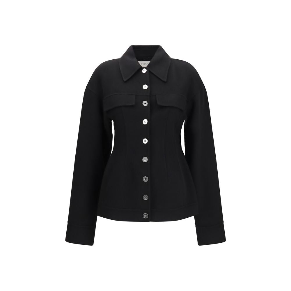 Max Mara Black Wool Oves Aries Coat