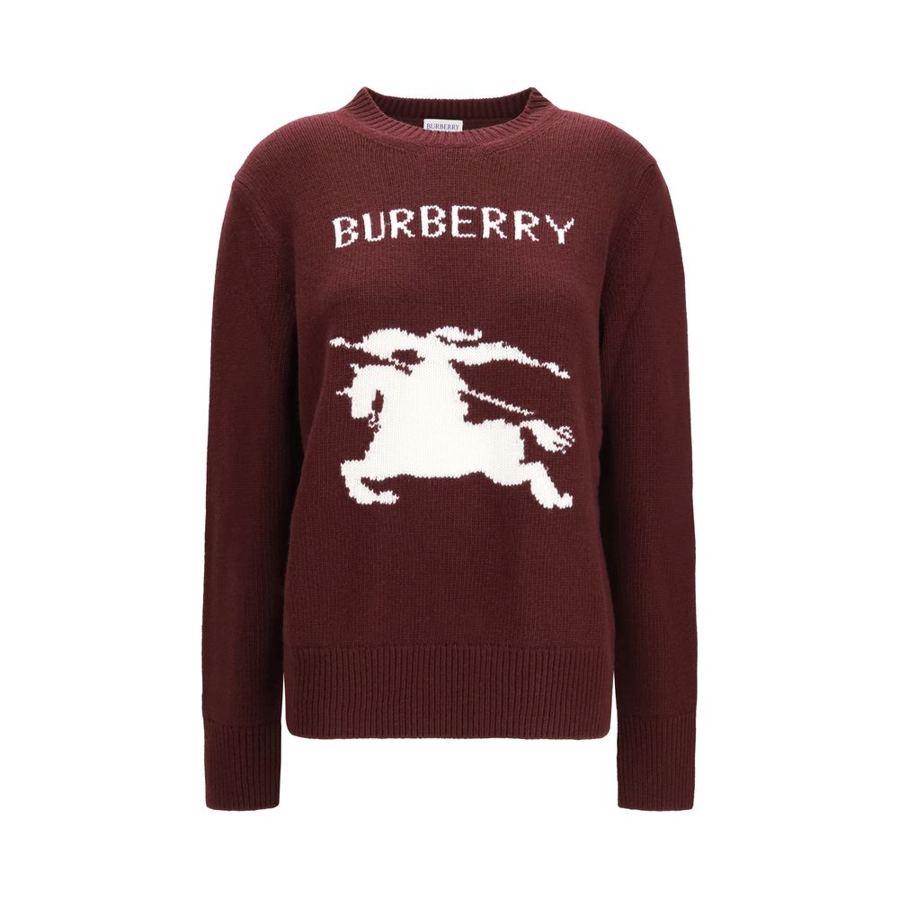 Burberry Bordeaux Wool Oves Aries Sweatshirt