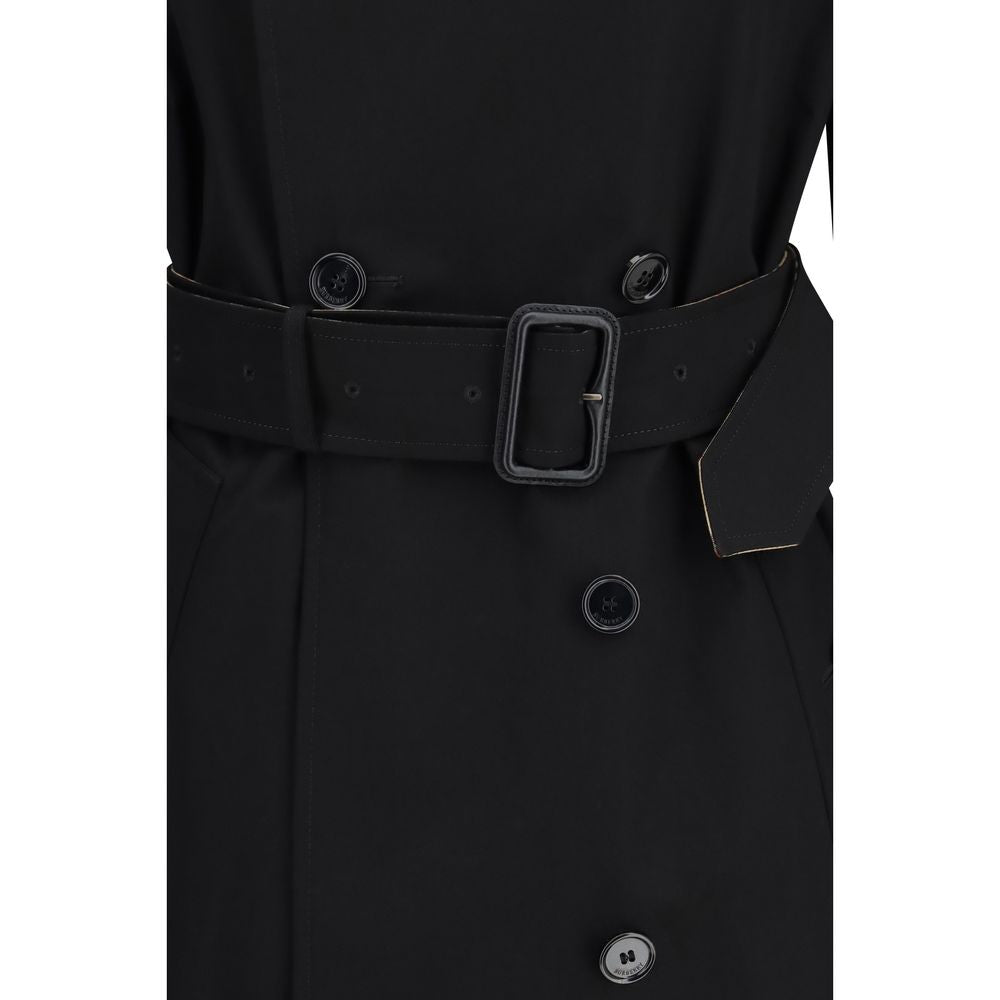 Burberry Black Cotton Coat