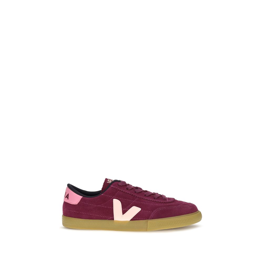 Veja Purple Suede Leather Sneakers