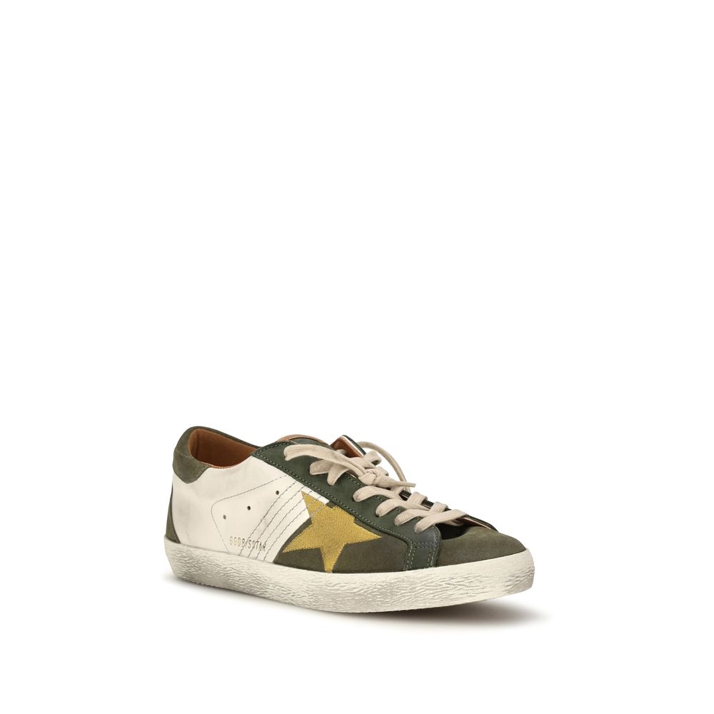 Golden Goose Bicolor Calf Leather Bos Taurus Sneakers