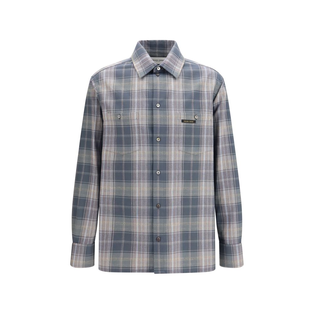 Golden Goose Multicolor Cotton Pattern Shirt