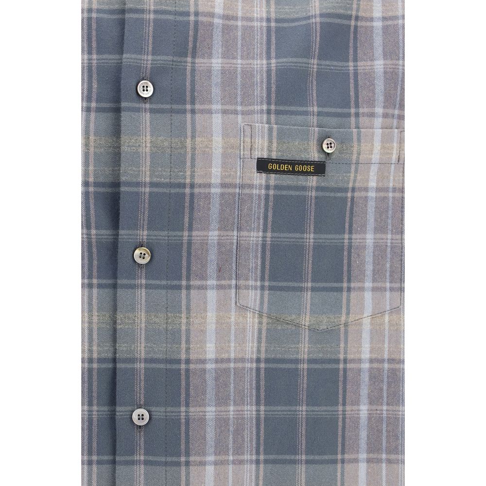 Golden Goose Multicolor Cotton Pattern Shirt