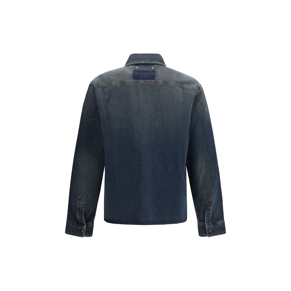 Golden Goose Blue Denim Shirt