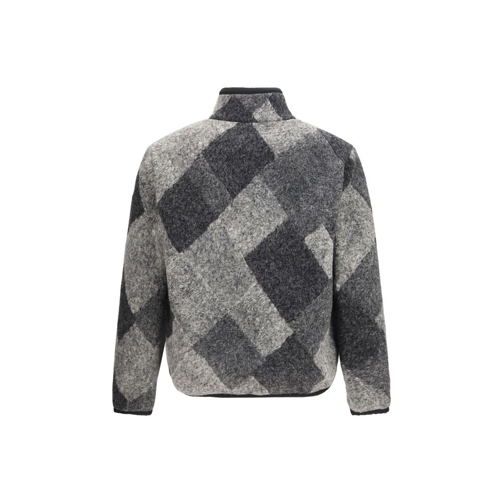 Moncler Gray Wool Oves Aries Sweatshirt