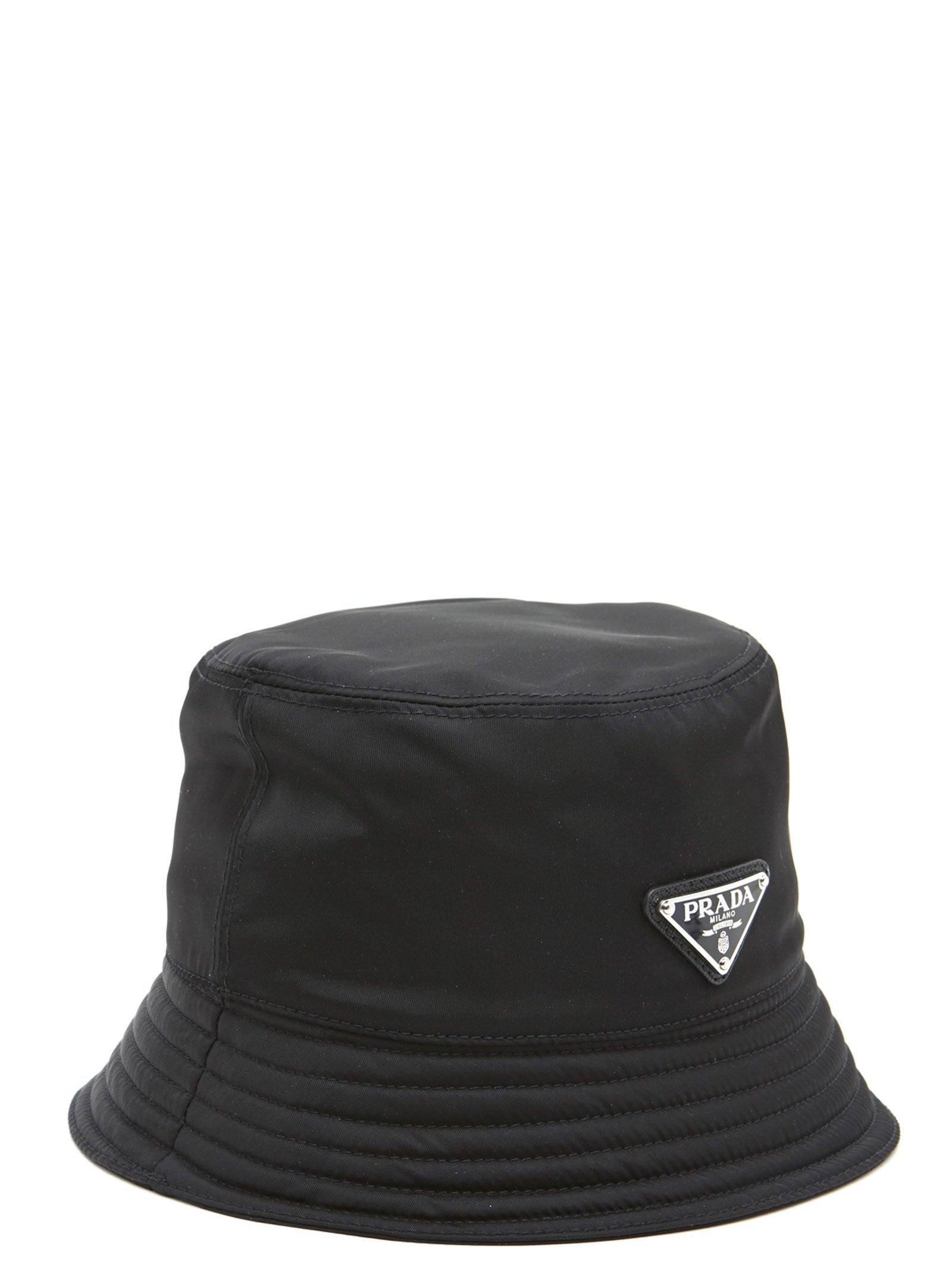 Prada Black Nylon Bucket Hat