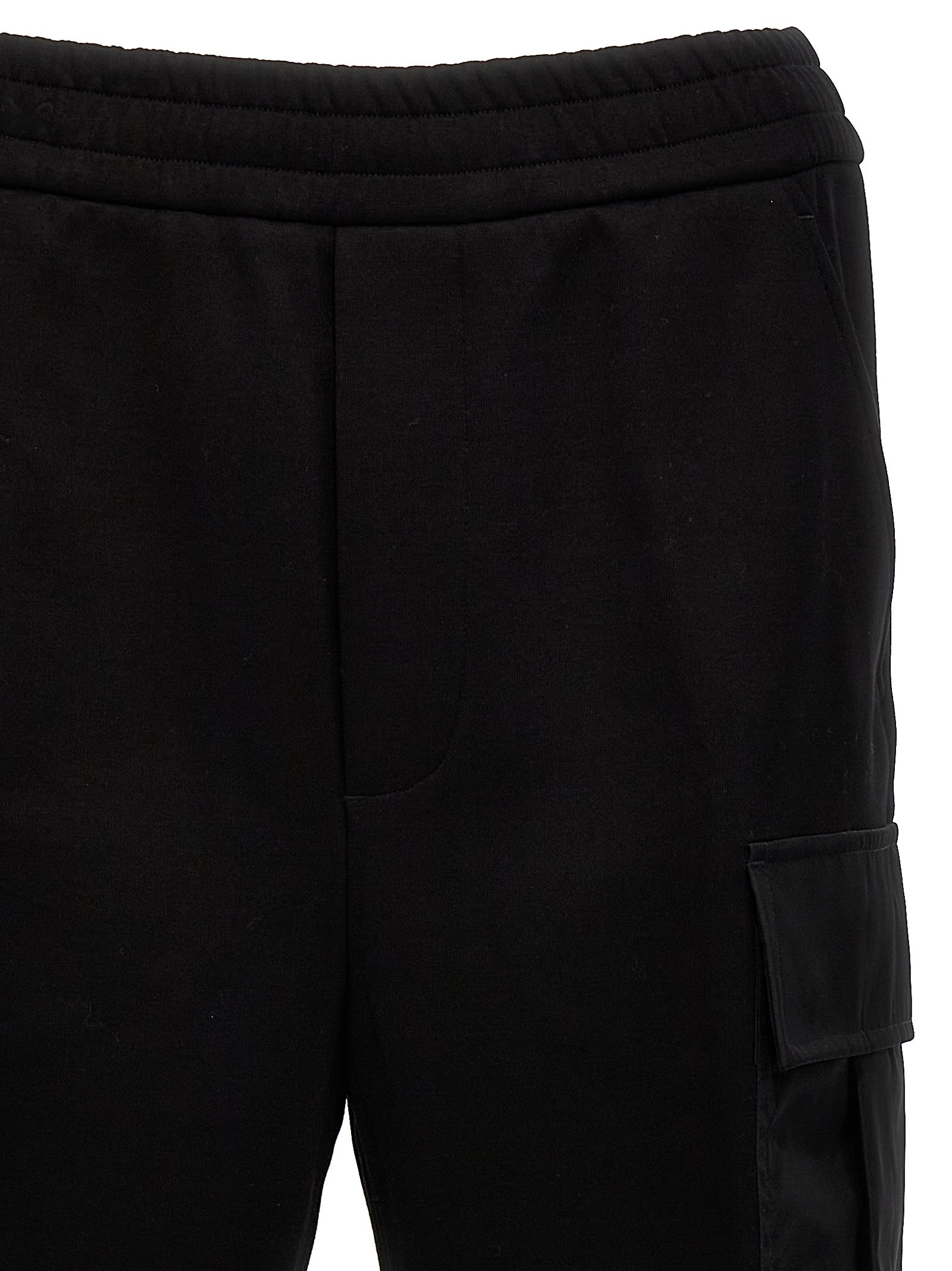 Prada Black Cotton Joggers (Workout Pants)