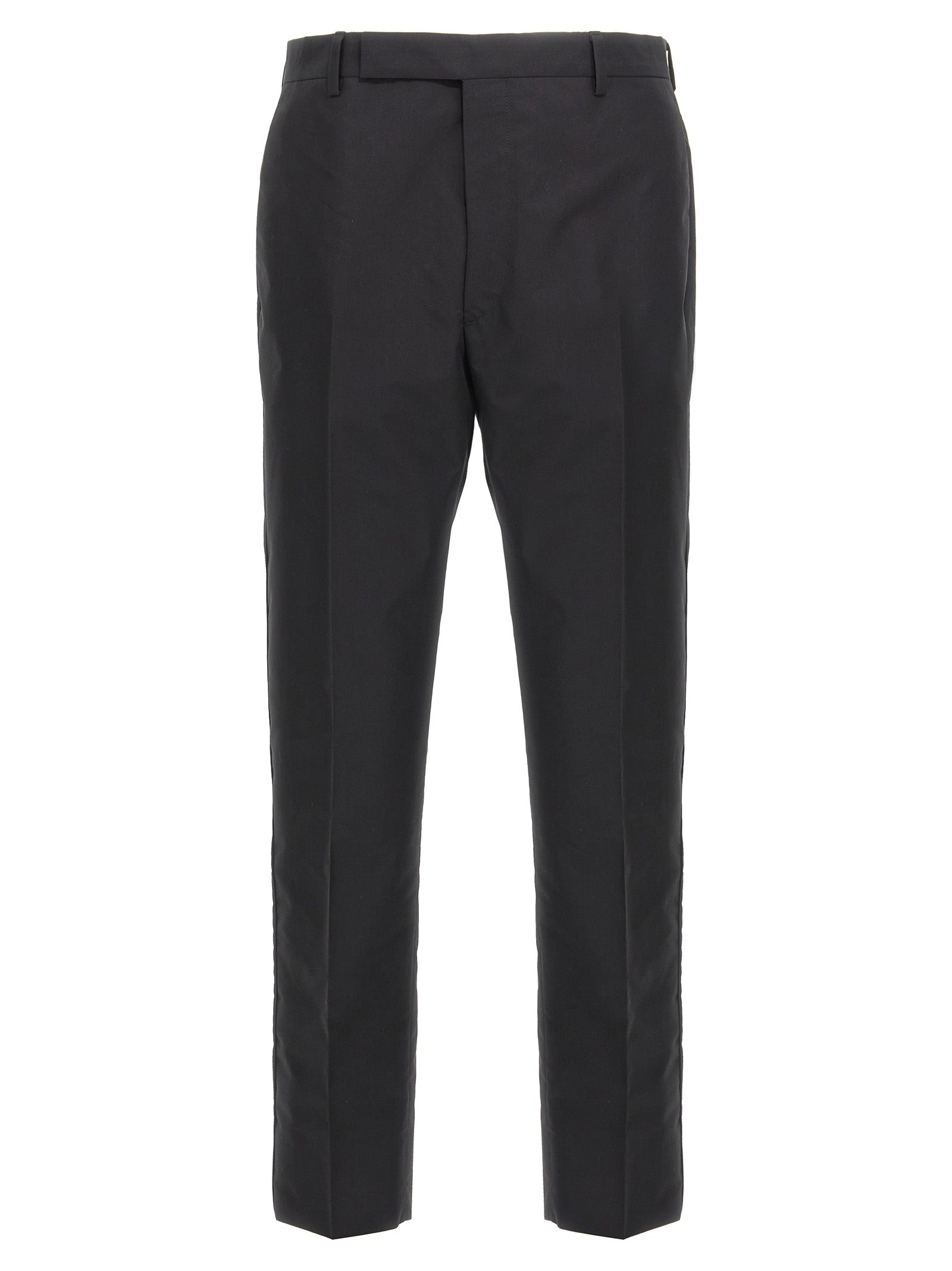 Prada Black Cotton Dress Pants