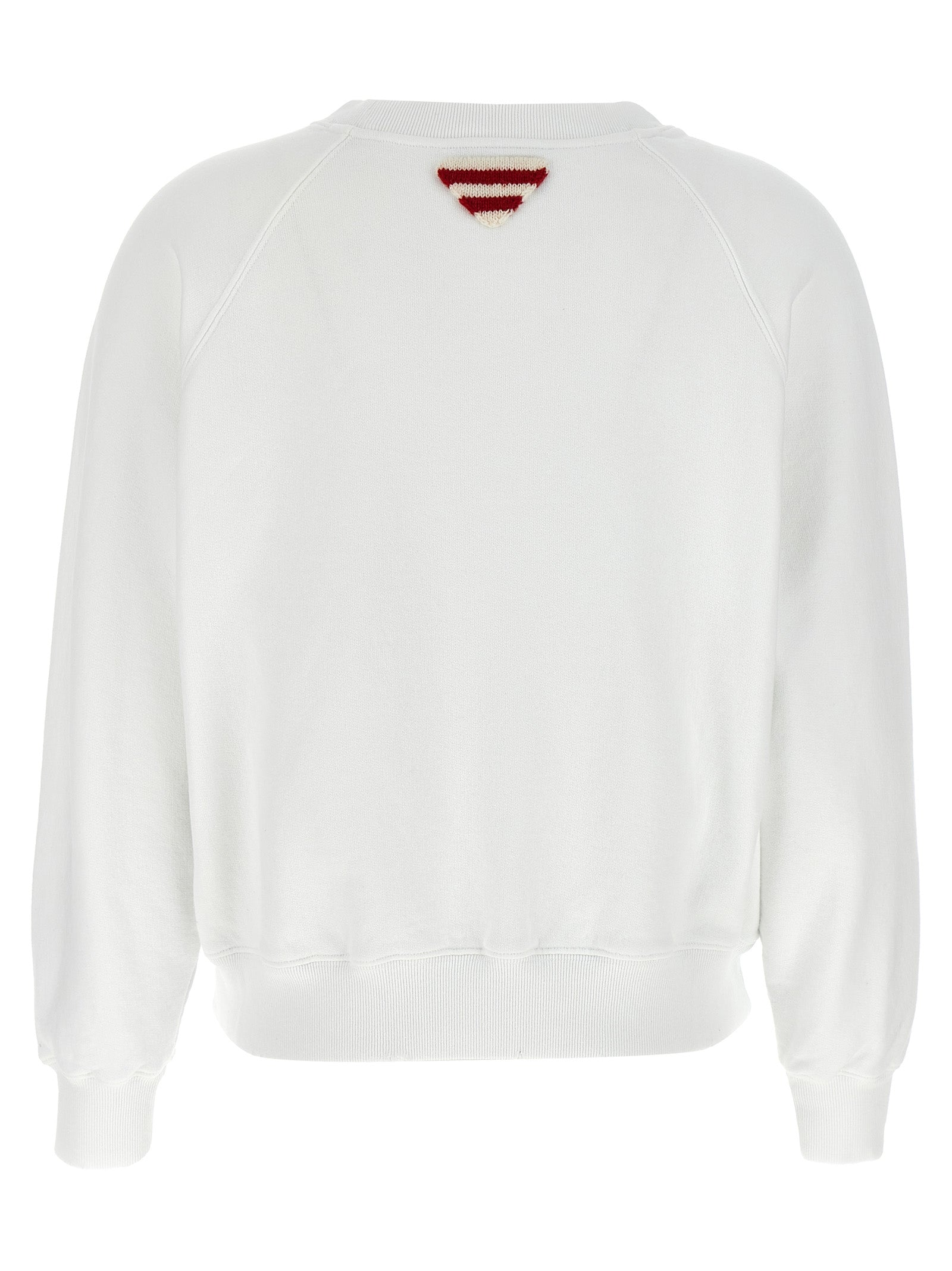 Prada White Cotton Sweatshirt