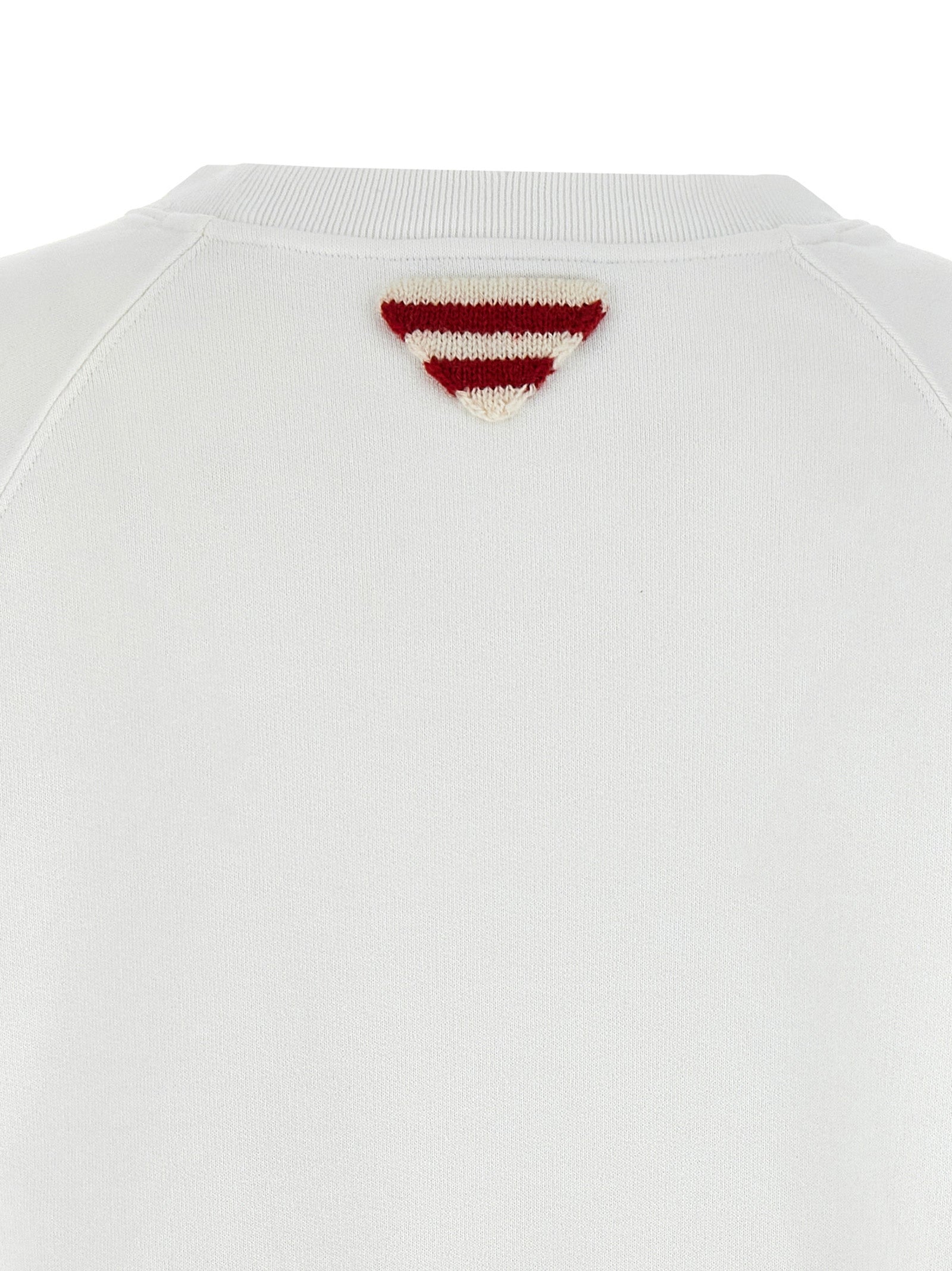 Prada White Cotton Sweatshirt