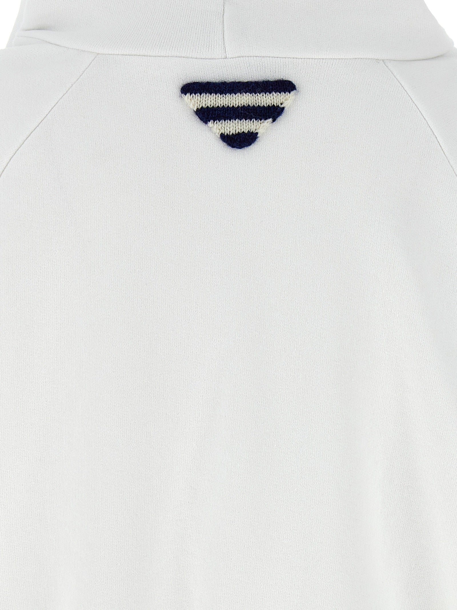 Prada White Cotton Sweatshirt