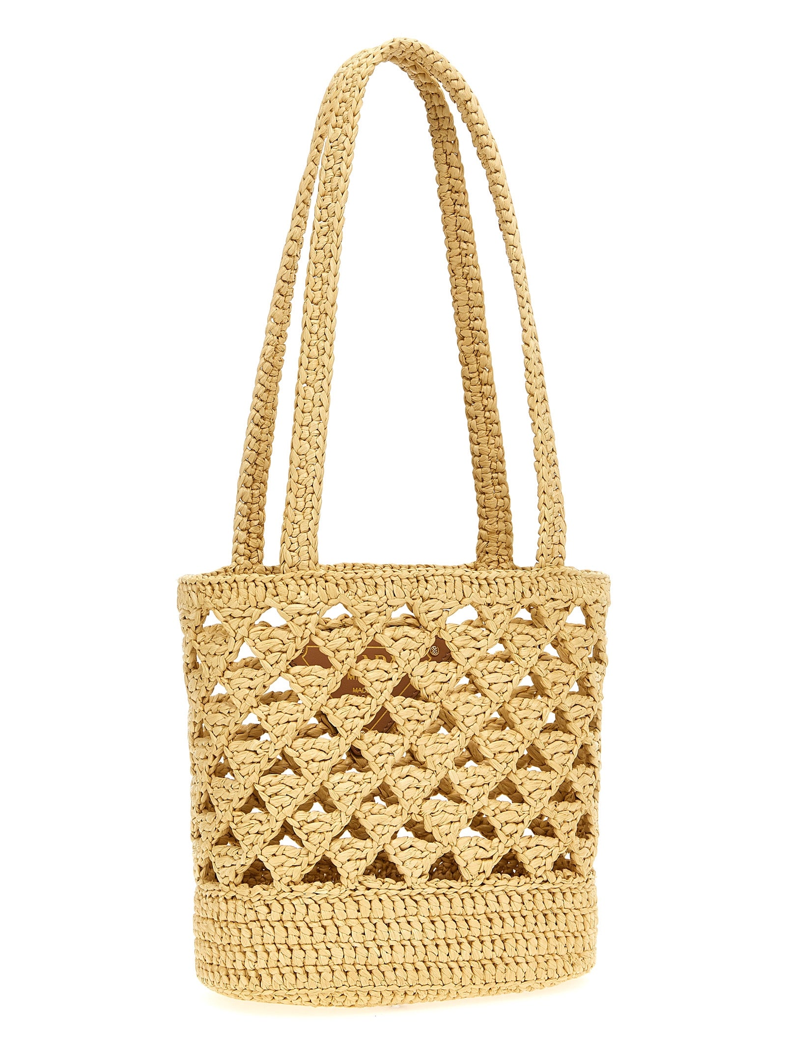 Prada Beige Viscose Handbag