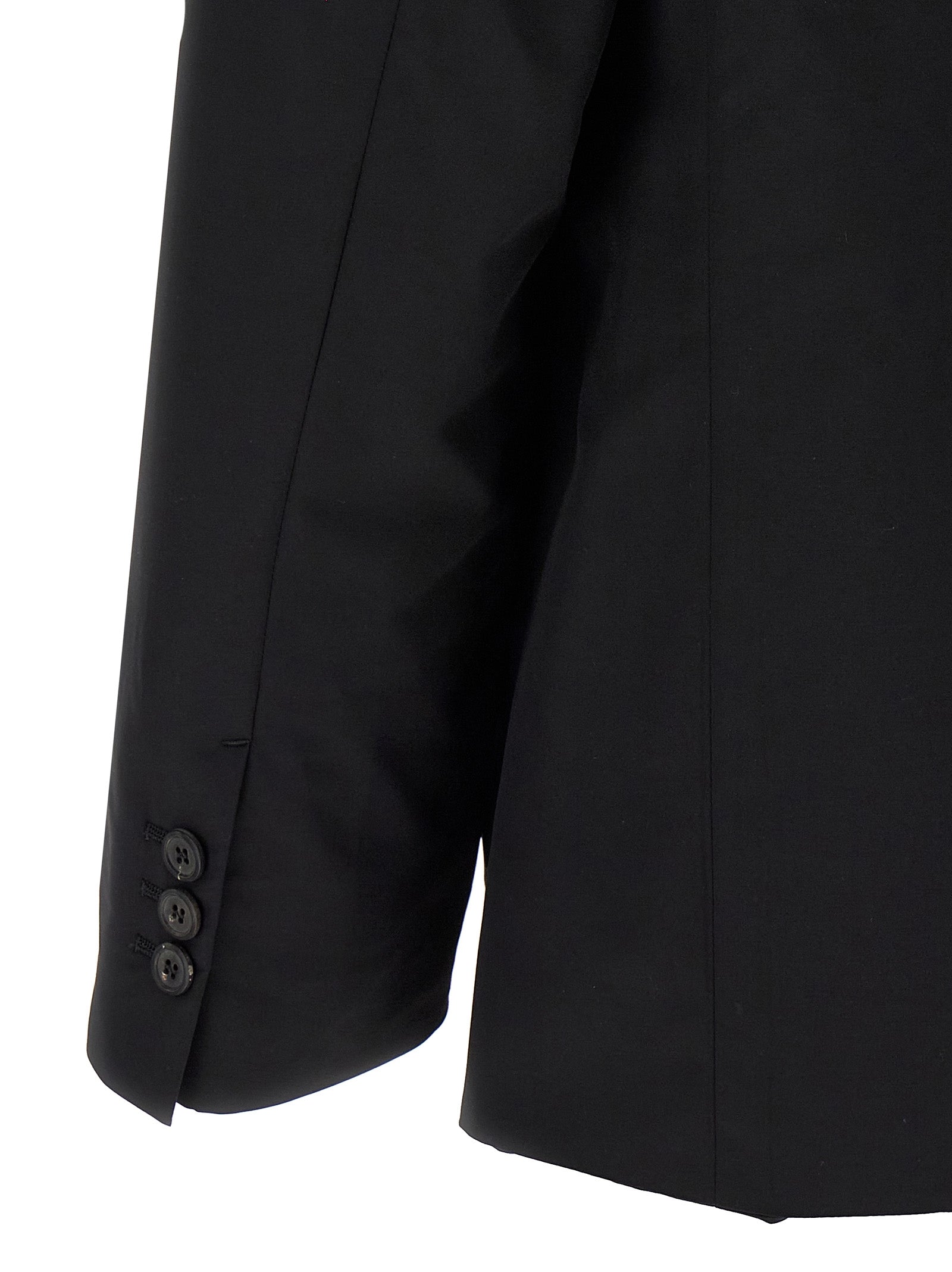 Prada Black Virgin Wool Blazer