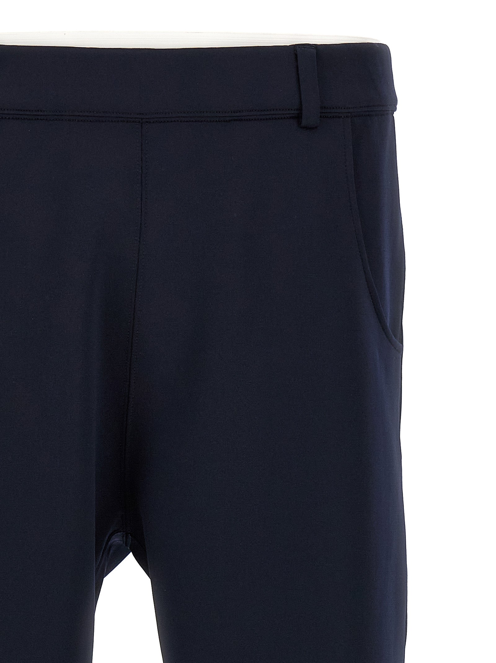 Prada Blue Polyester Casual Pants