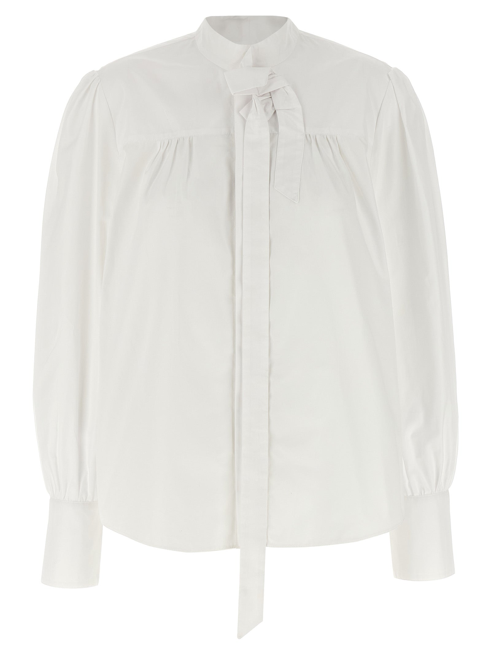 Prada White Cotton Blouse