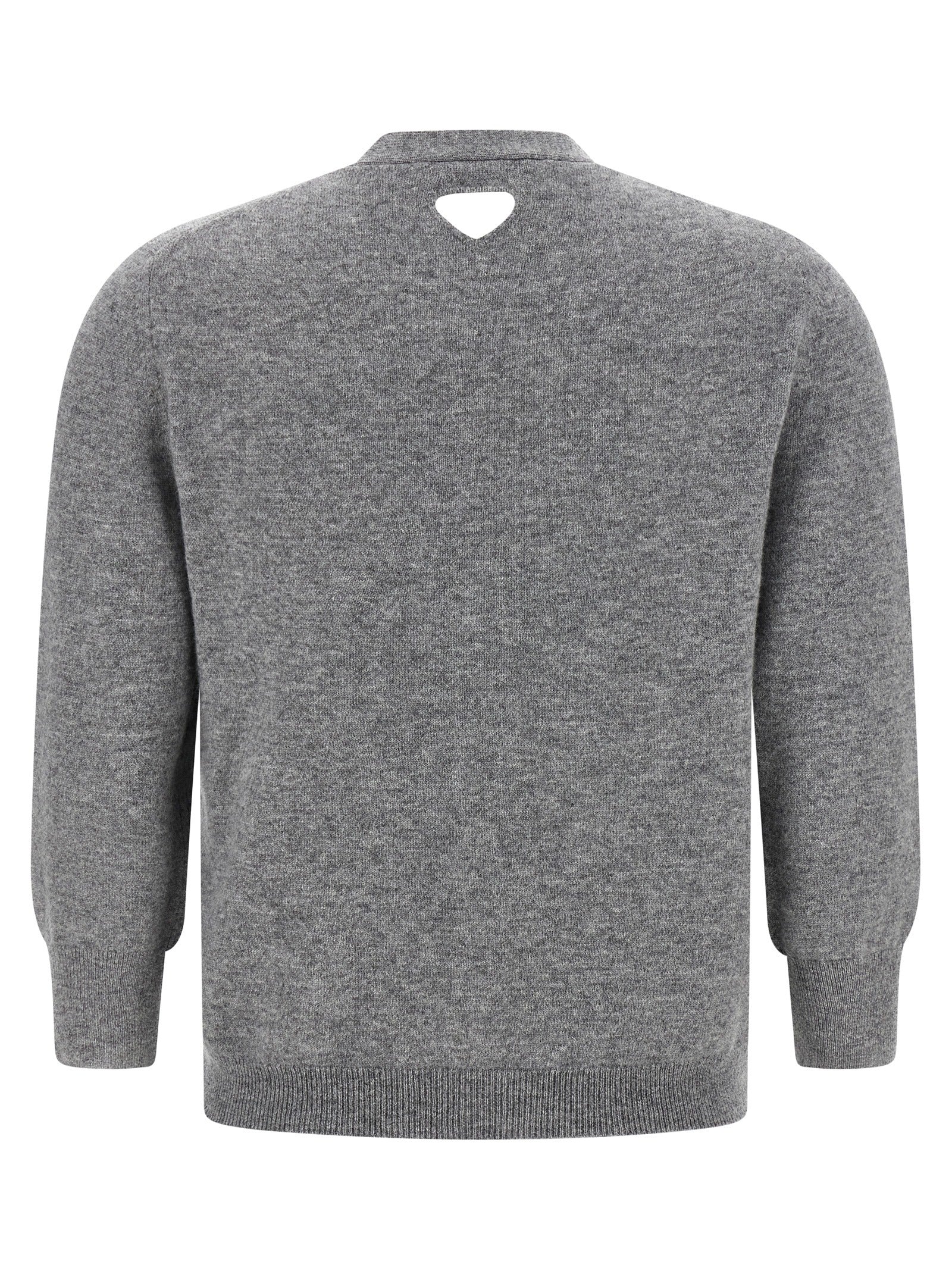 Prada Gray Cashmere Cardigan