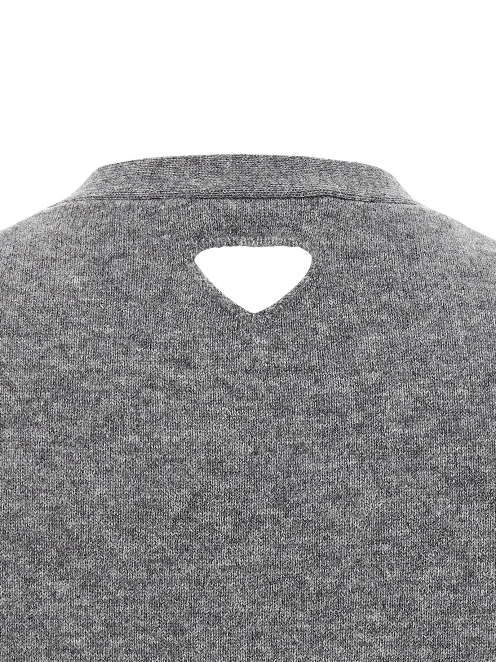 Prada Gray Cashmere Cardigan