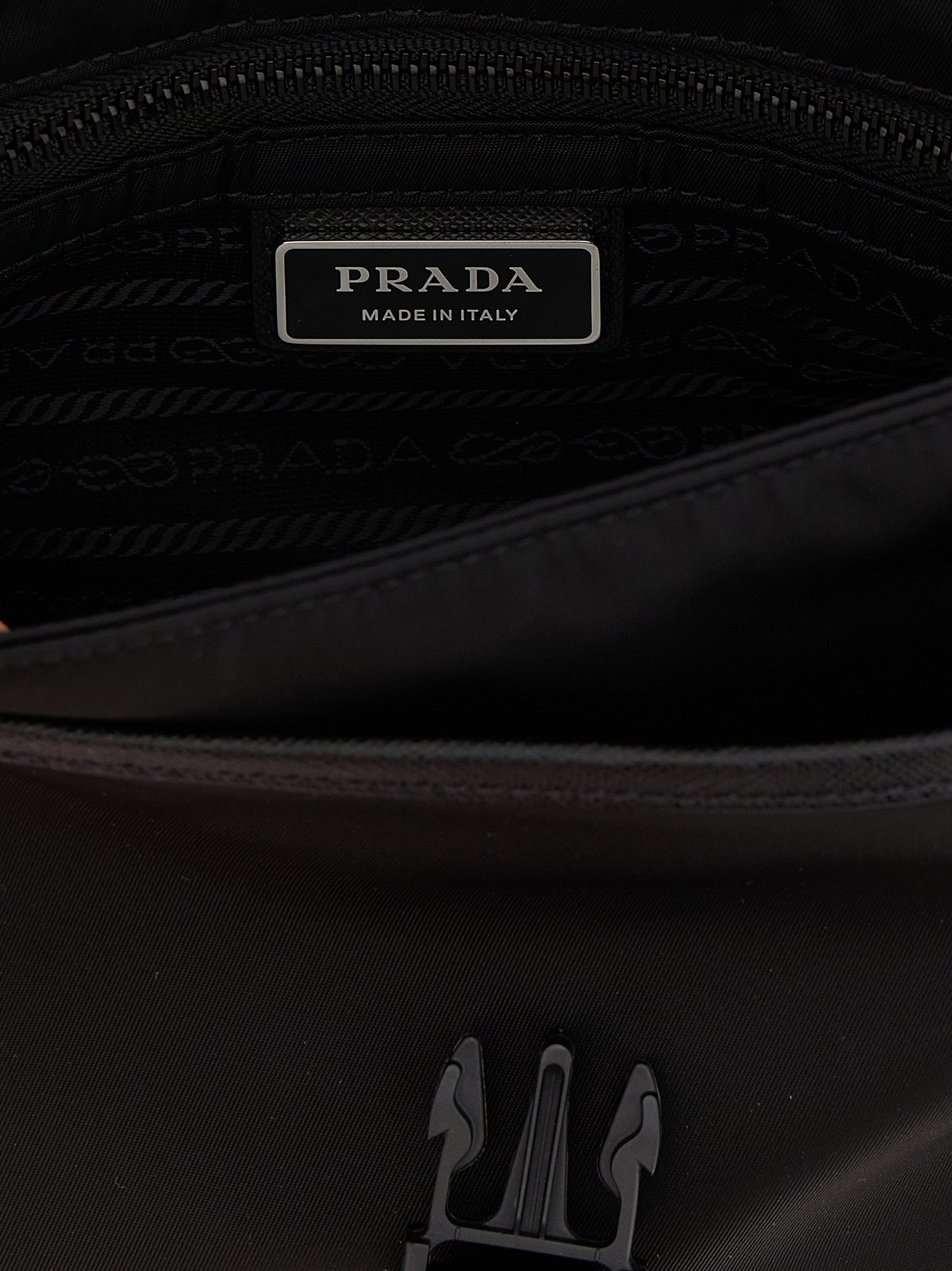 Prada Black Recycled Polyamide Crossbody Bag
