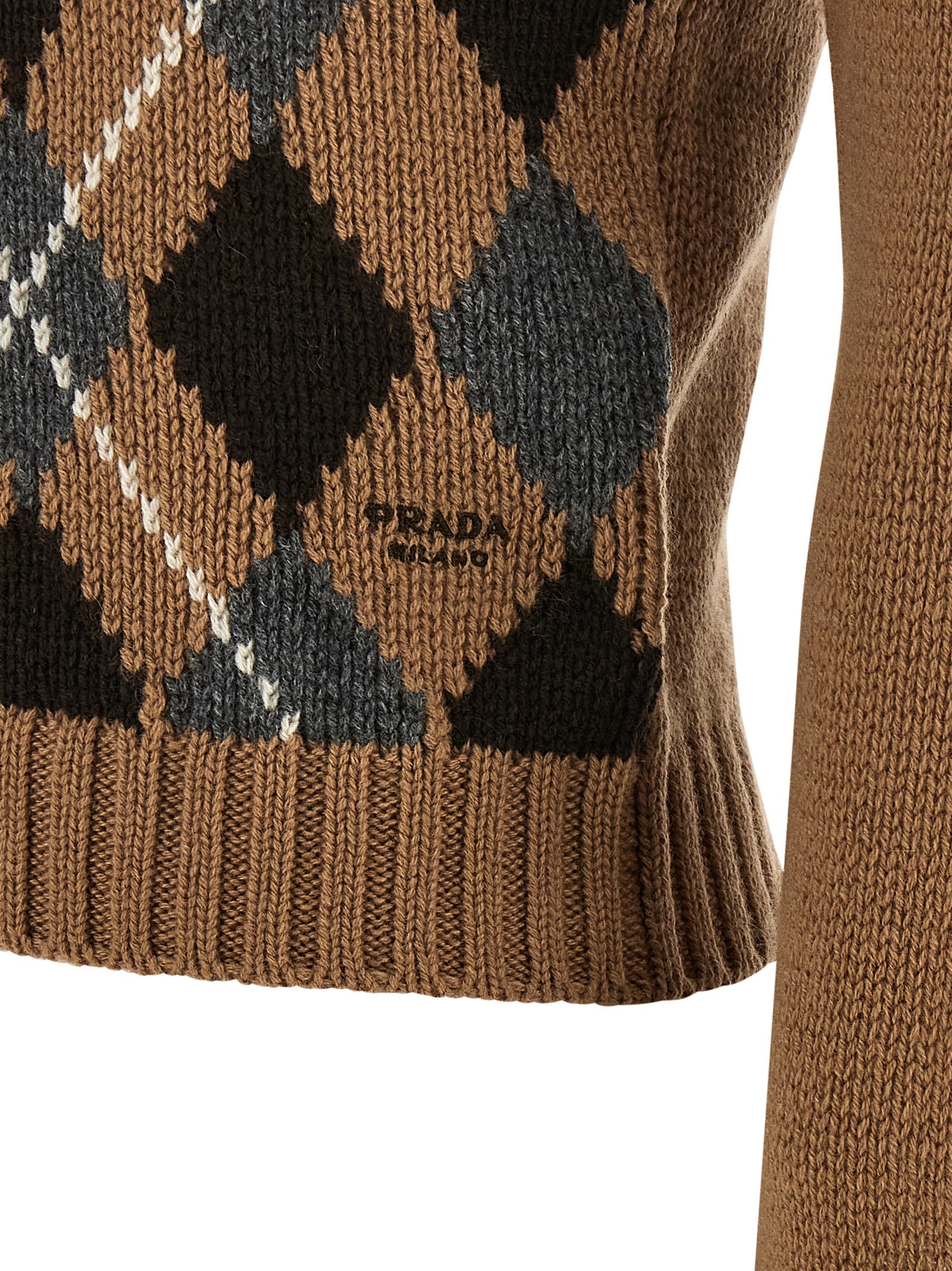 Prada Brown Cashmere Cardigan