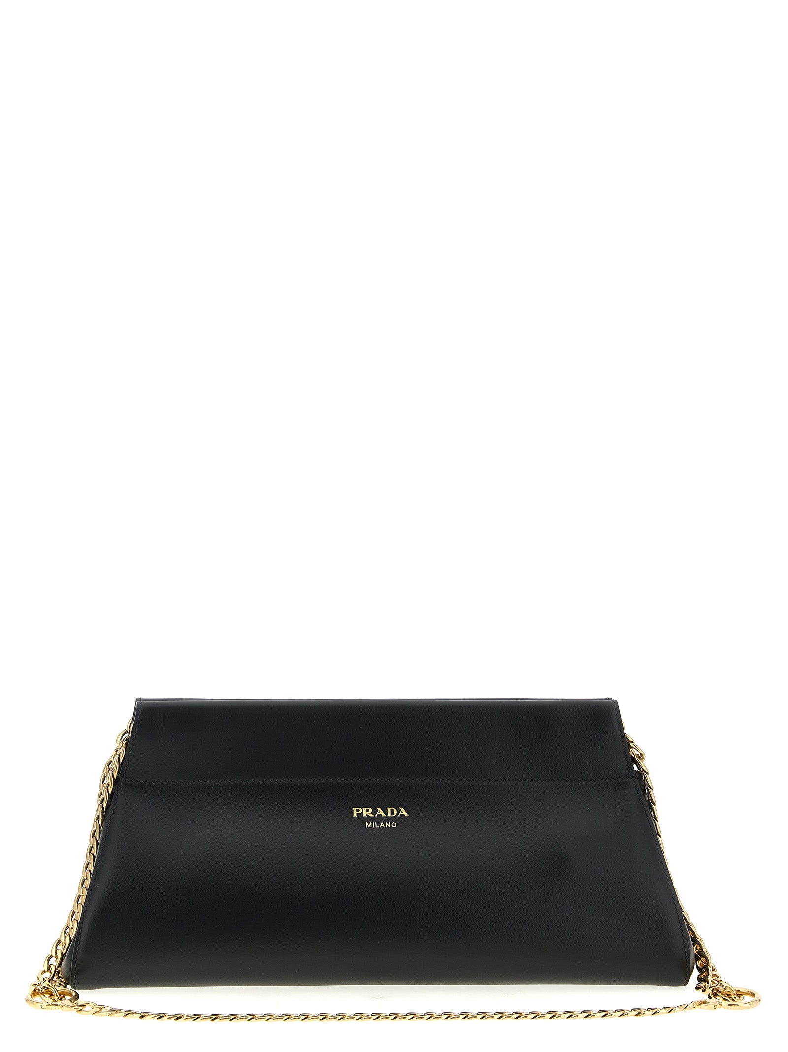 Prada Black Calfskin Shoulder Bag