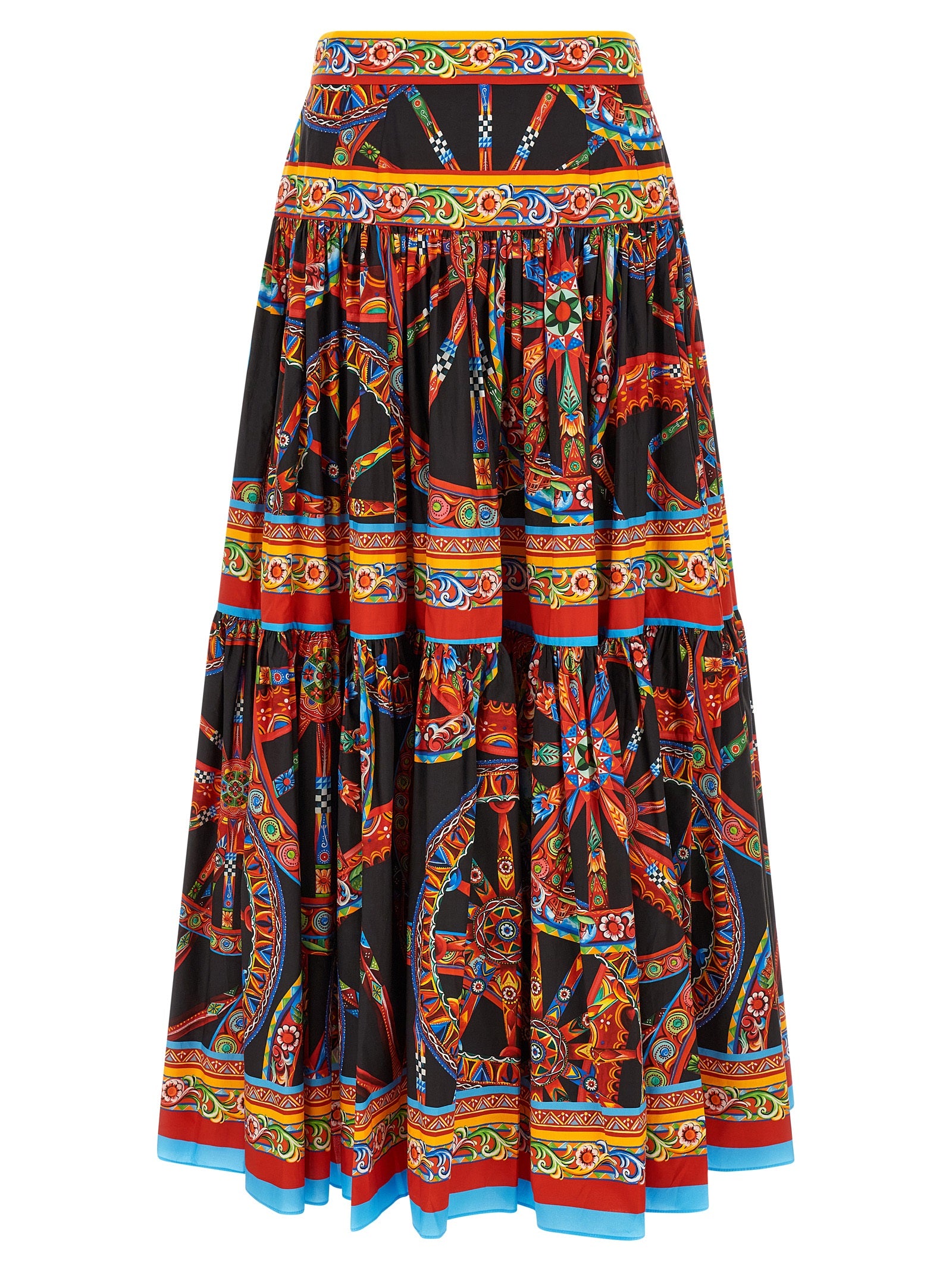 Dolce & Gabbana Multicolor Cotton Mini Skirt