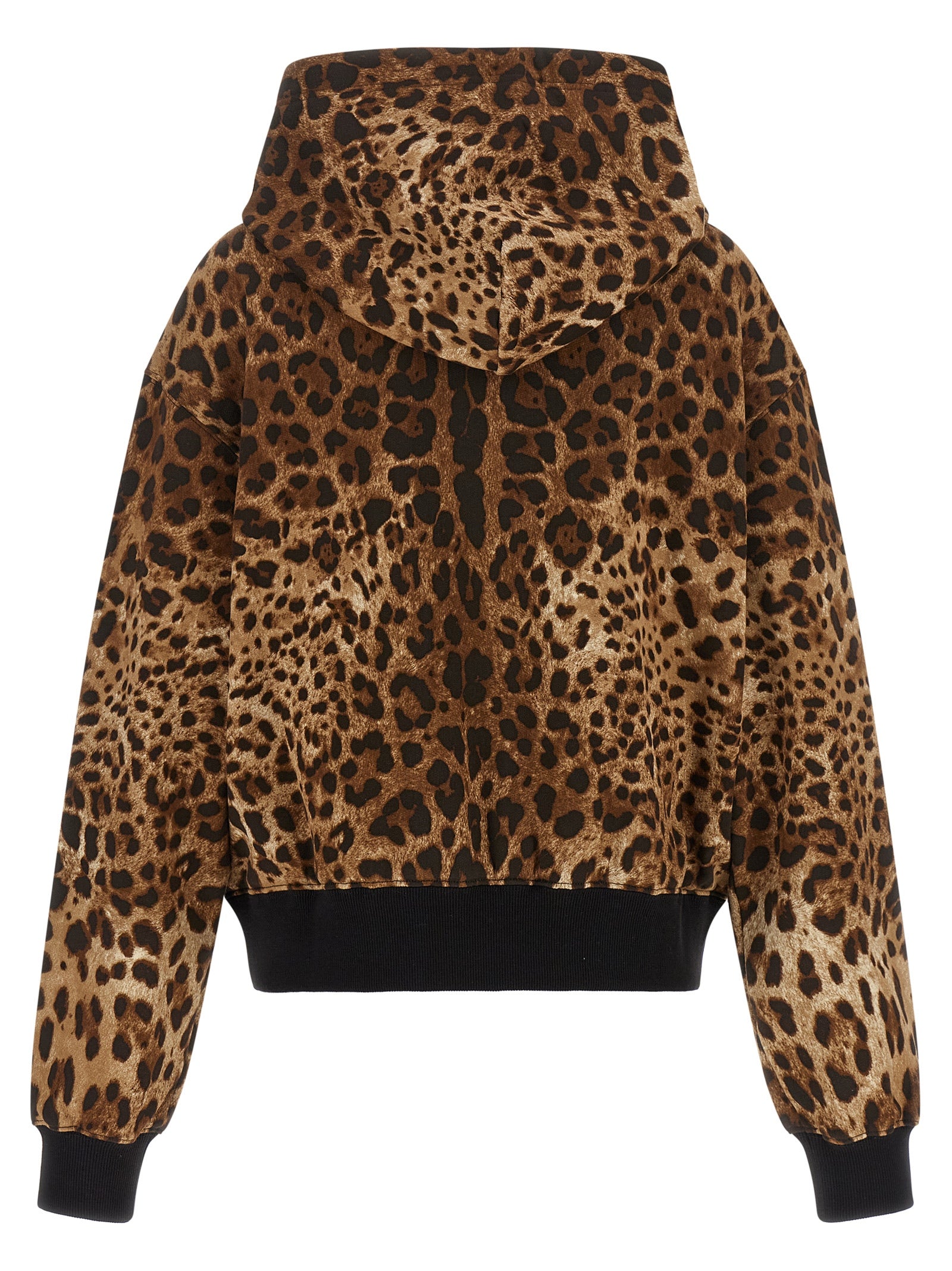 Dolce & Gabbana Brown Cotton Hoodie