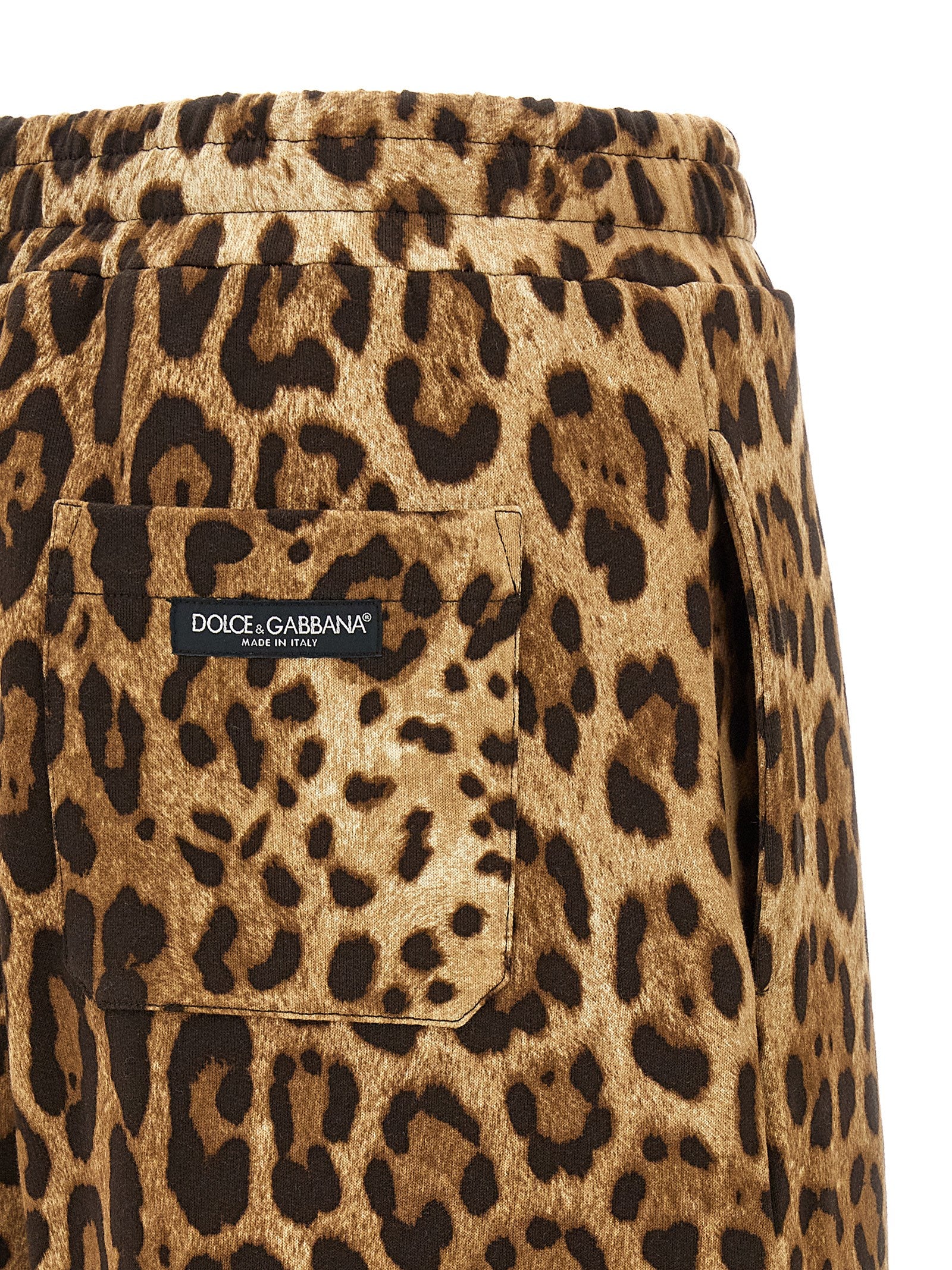 Dolce & Gabbana Brown Cotton Casual Pants