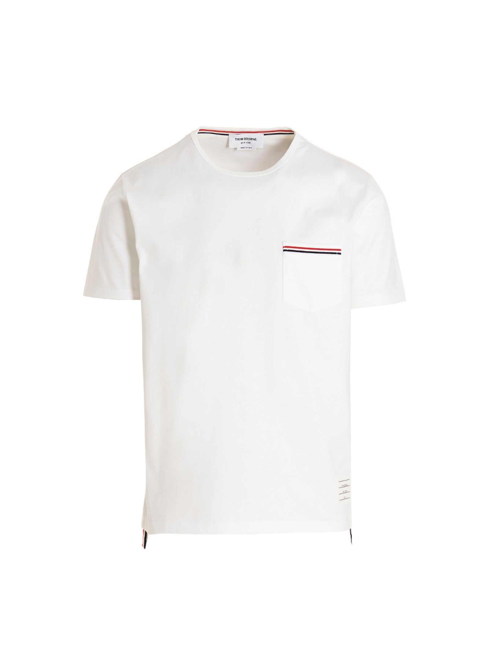 Thom Browne White Cotton T-Shirt