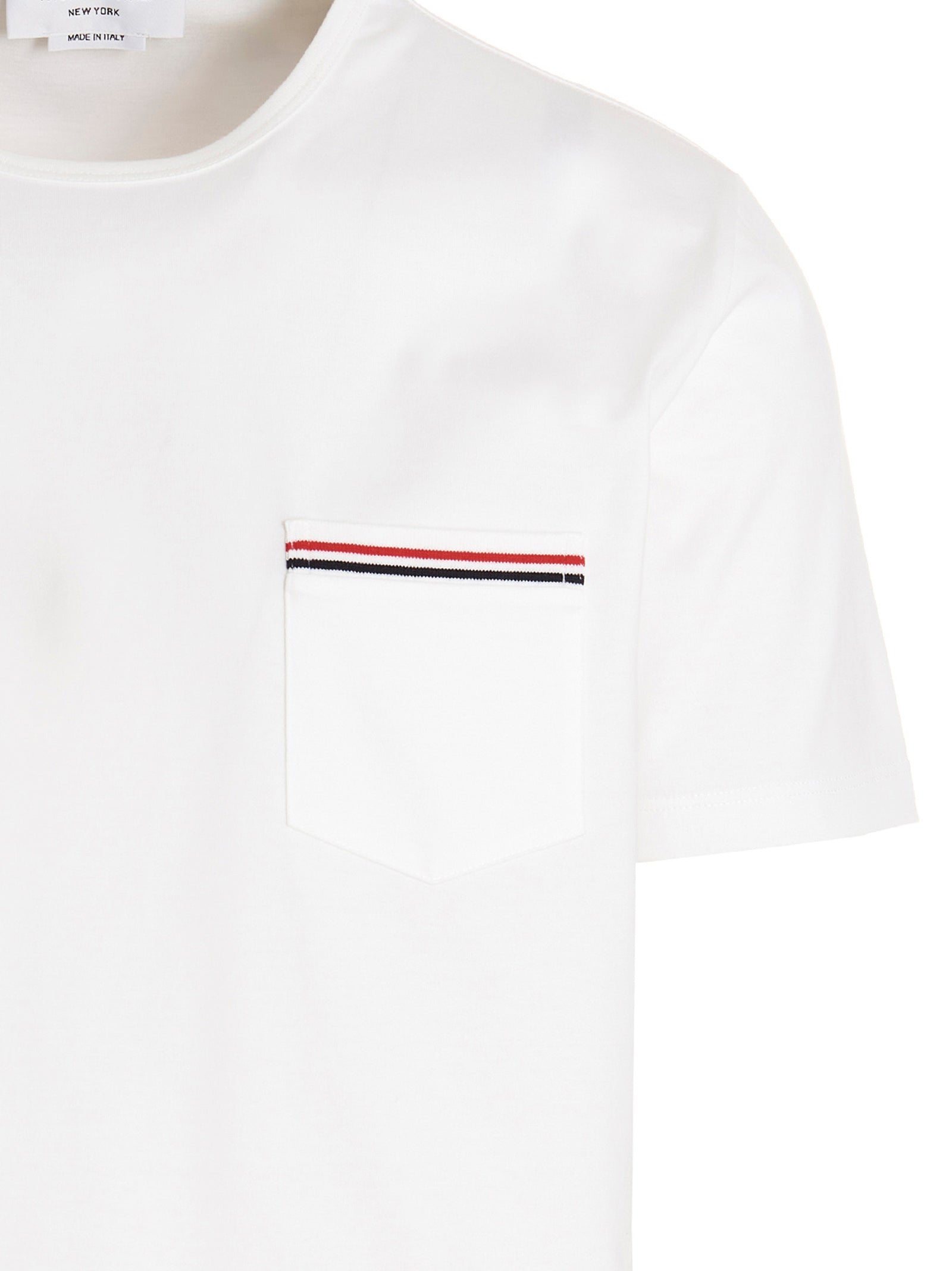 Thom Browne White Cotton T-Shirt