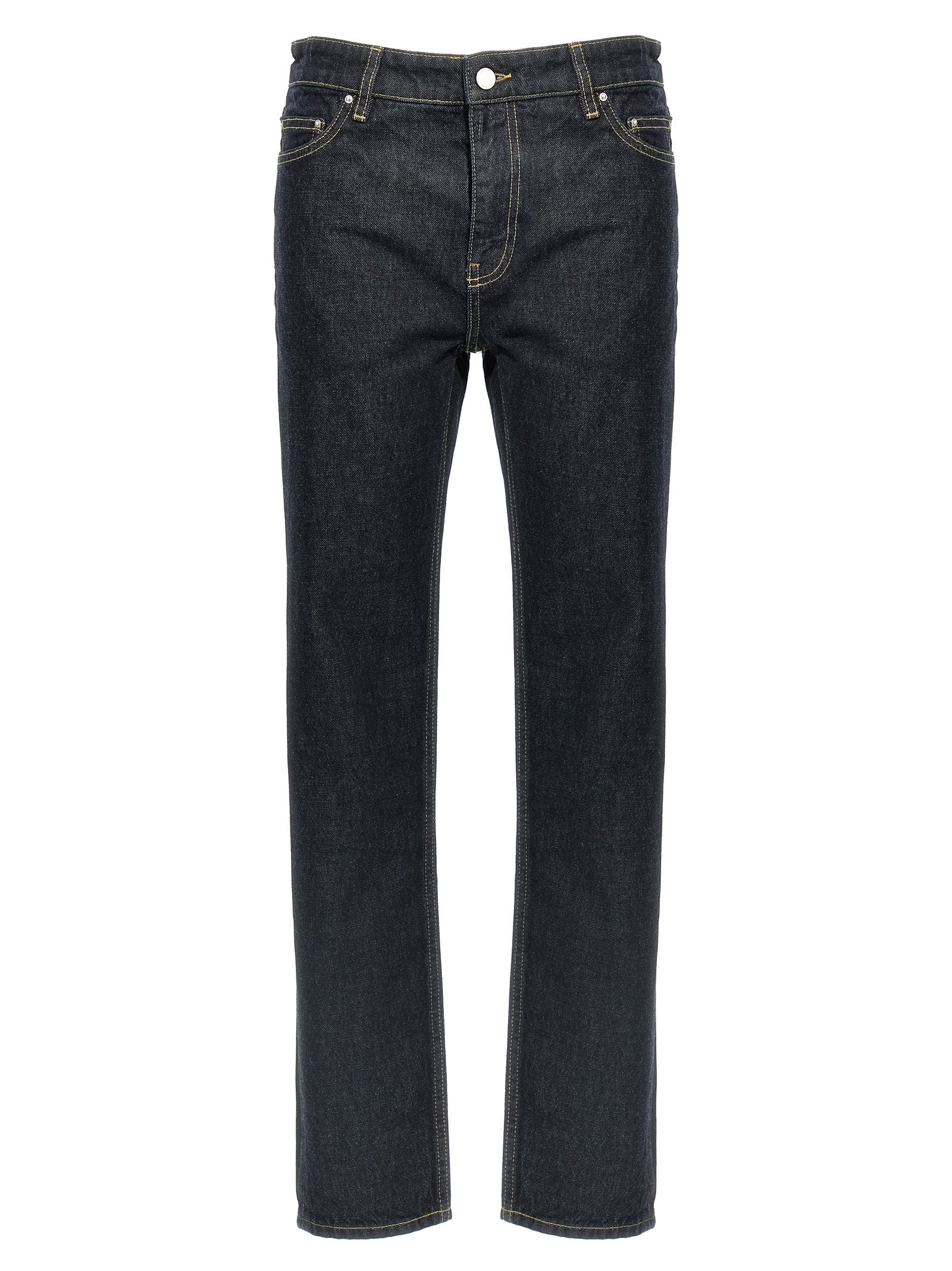 TOTEME Blue Cotton Tapered Jeans