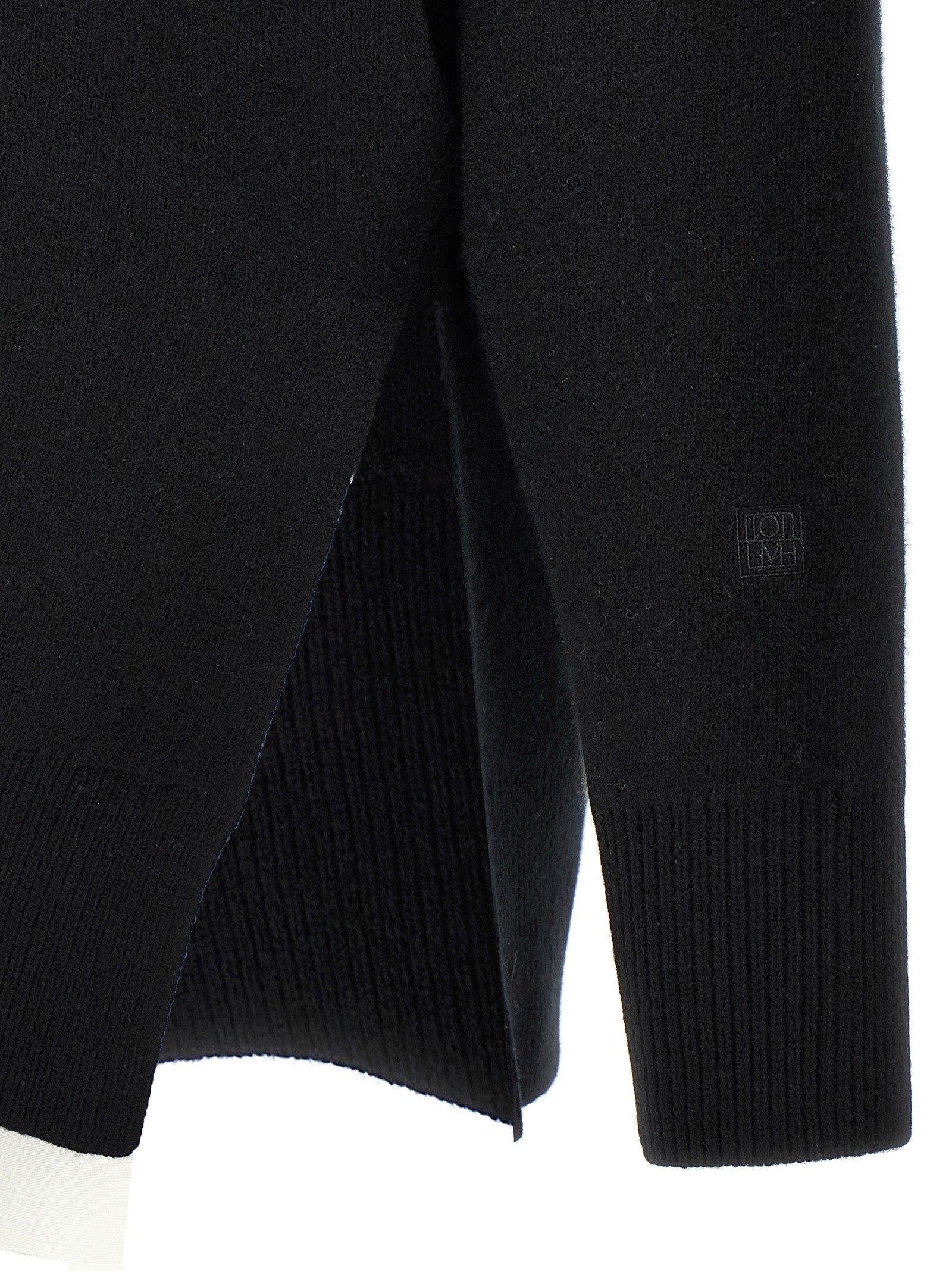 TOTEME Black Polyester Cardigan