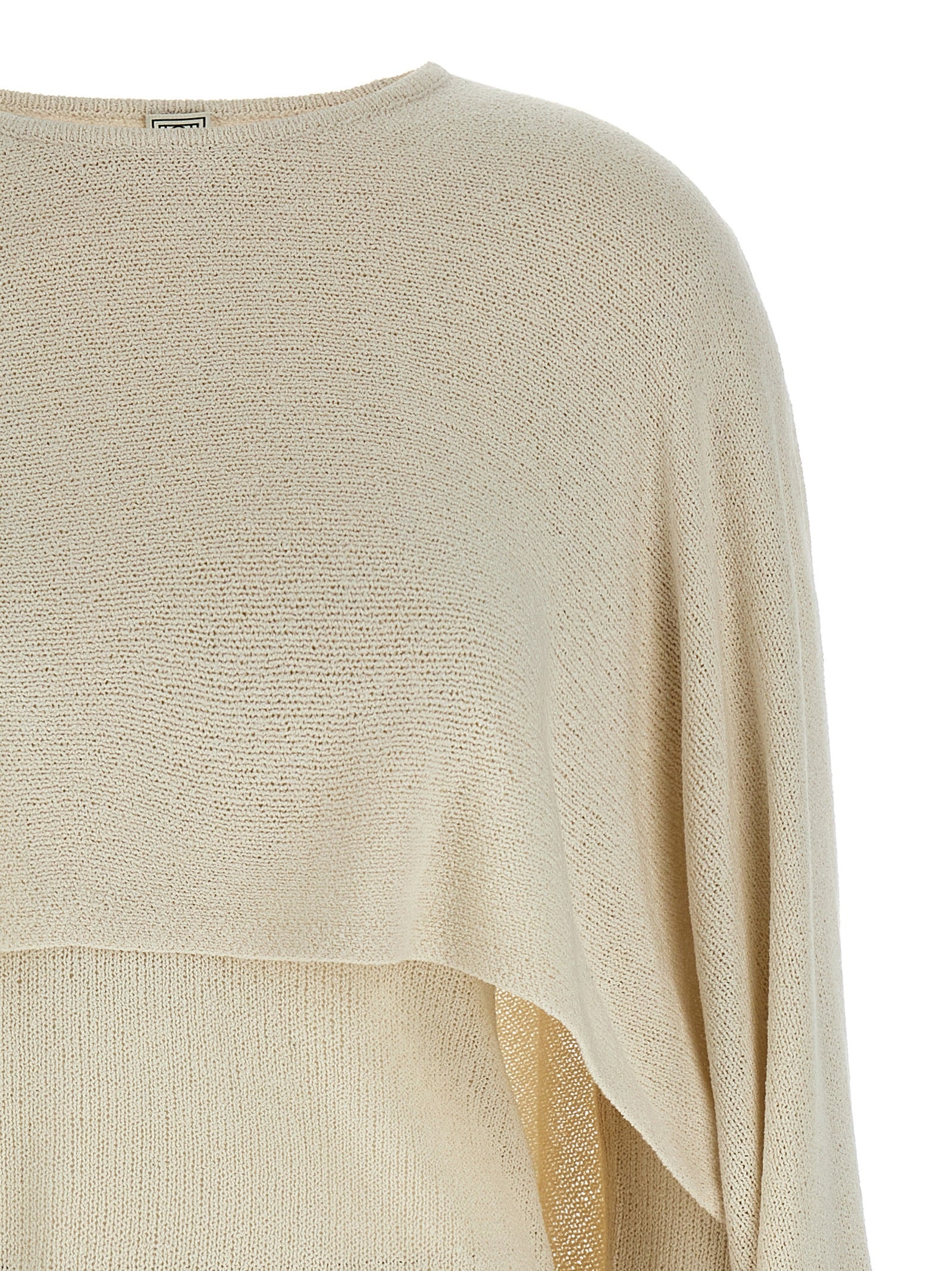 TOTEME Beige Silk Cardigan