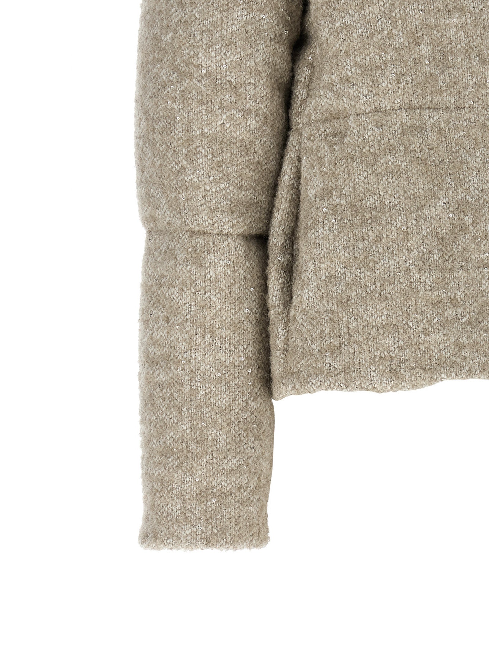 Herno Beige Wool Full-Length Jacket