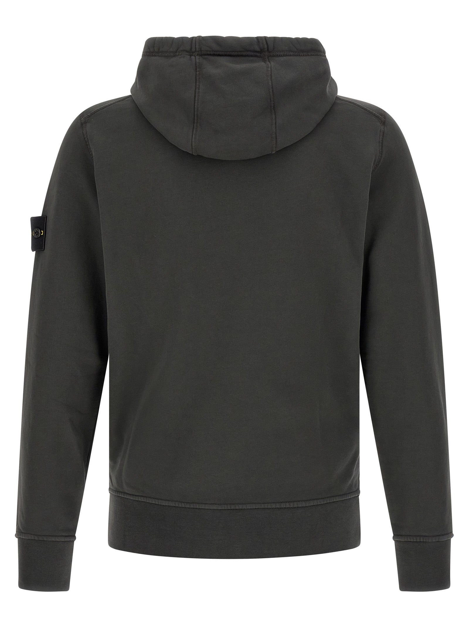 Stone Island Gray Cotton Sweatshirt