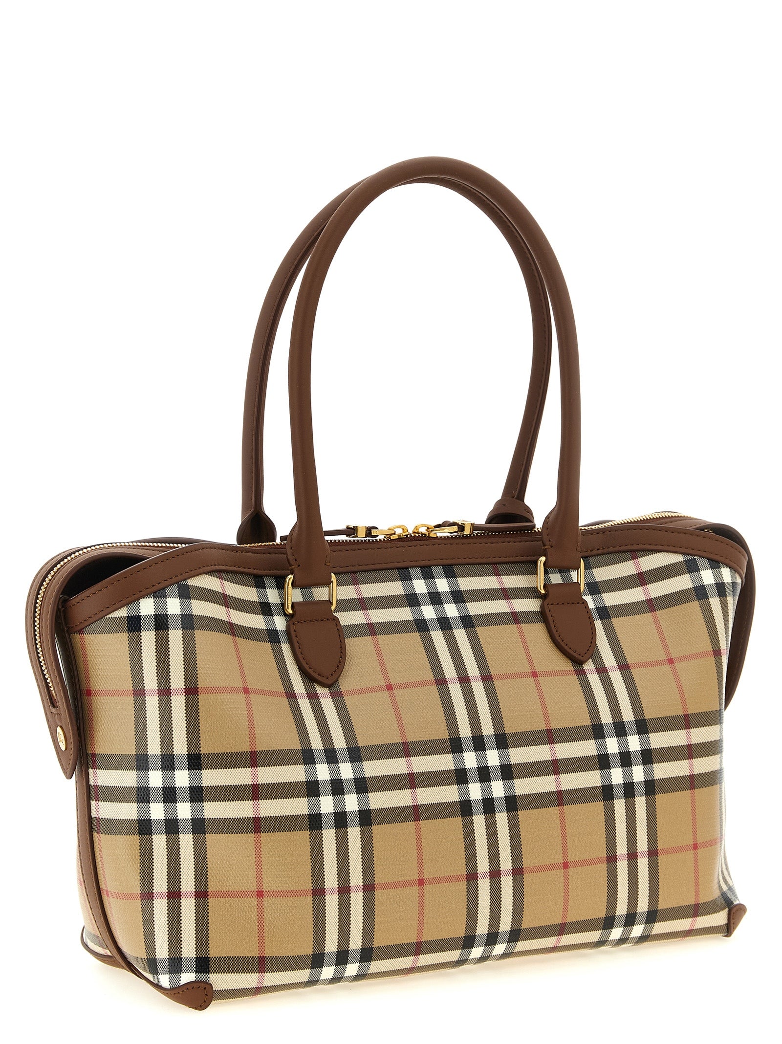 Burberry Beige Cotton Tote Bag