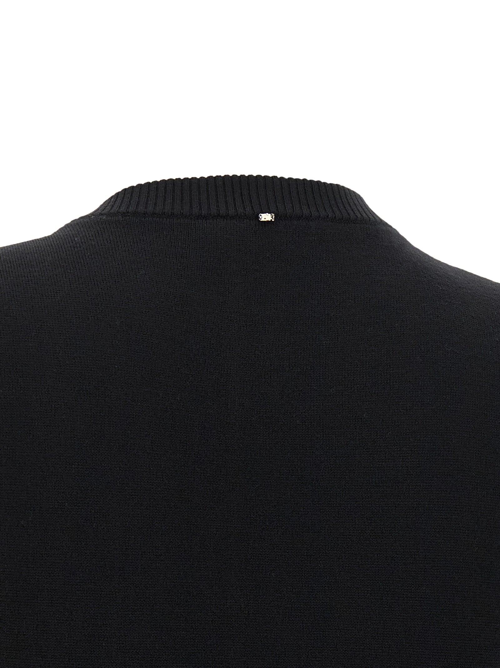 Sportmax Black Virgin Wool Tank Tops