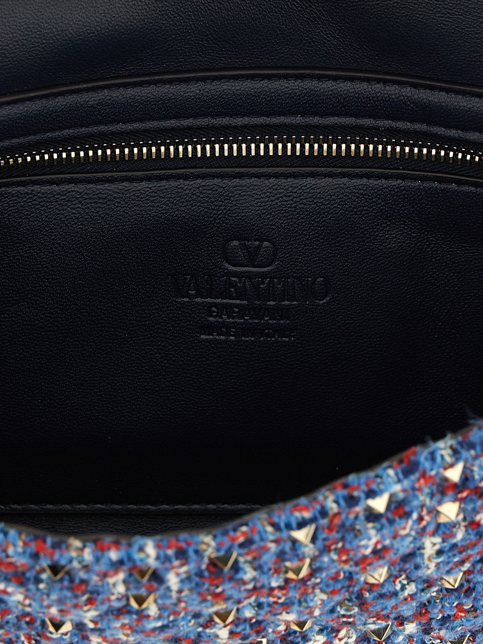 Valentino Garavani Blue Polyester Crossbody Bag