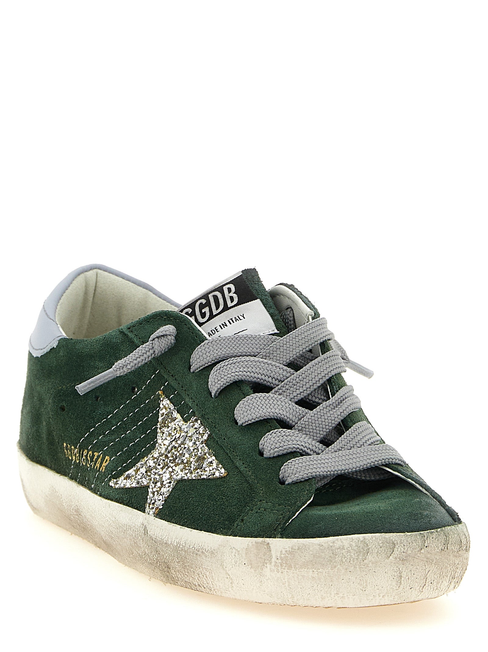 Golden Goose Bicolor Leather Low Top Sneakers