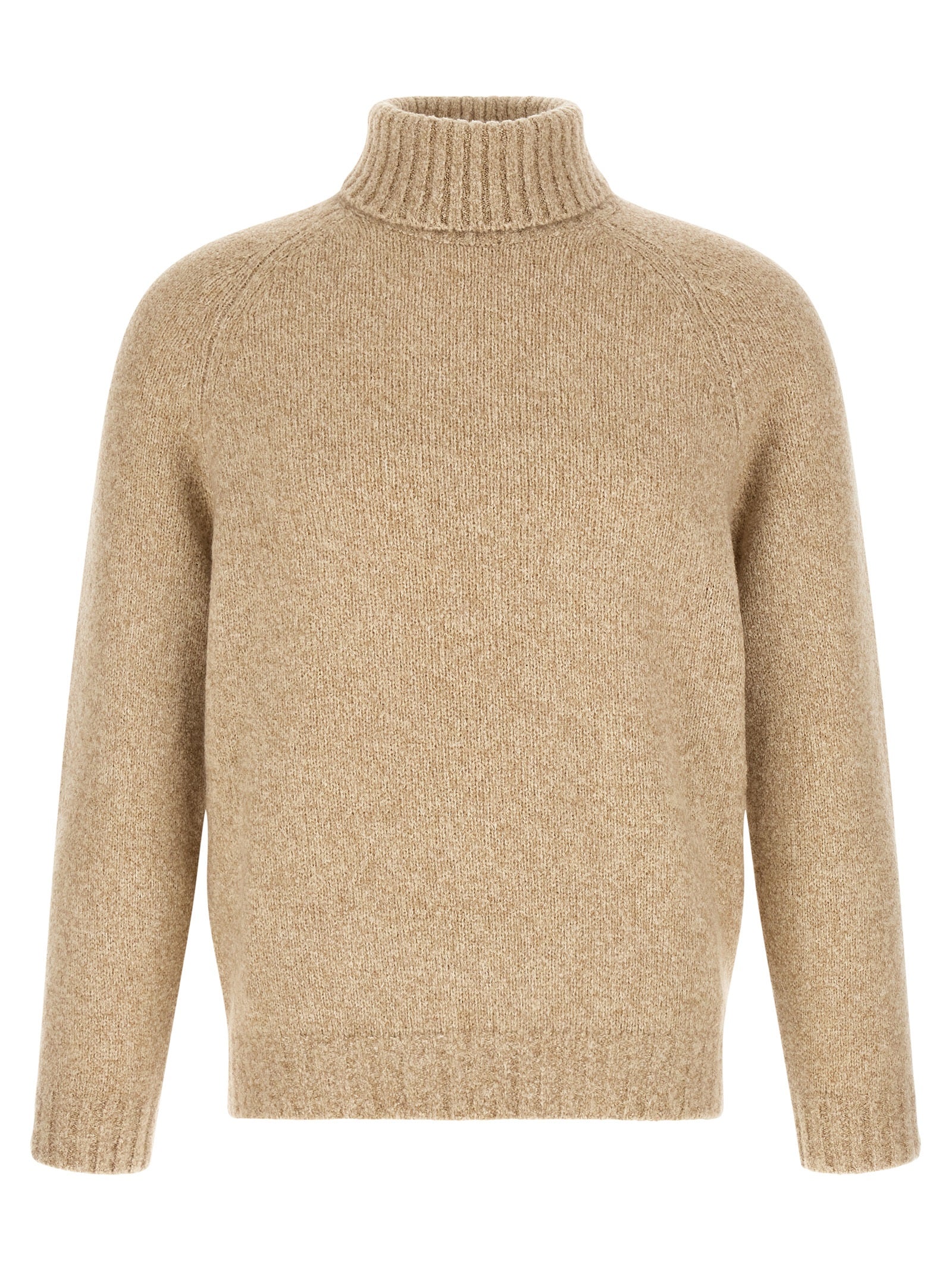 Brunello Cucinelli Beige Virgin Wool Cardigan