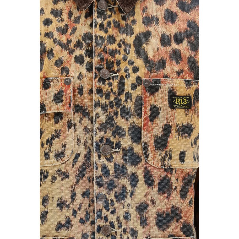 R13 Multicolor Cotton Full-Length Jacket