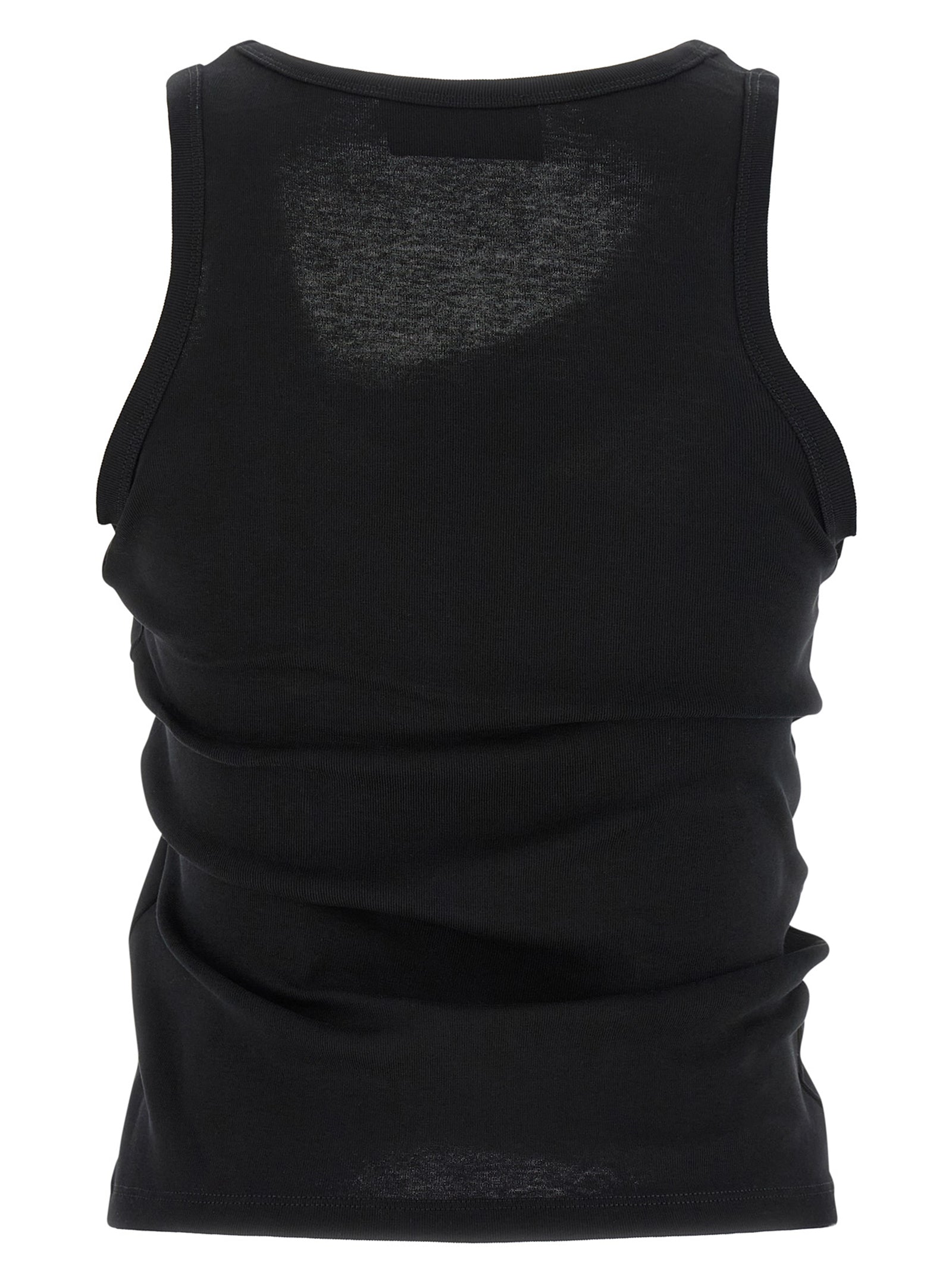 Coperni Black Cotton Tank Tops