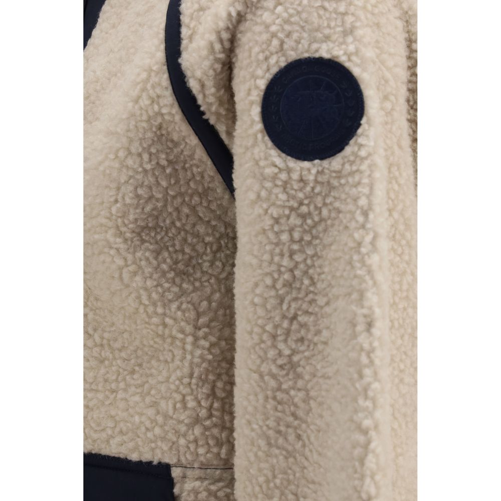 Canada Goose Beige Wool Oves Aries Shell Jacket