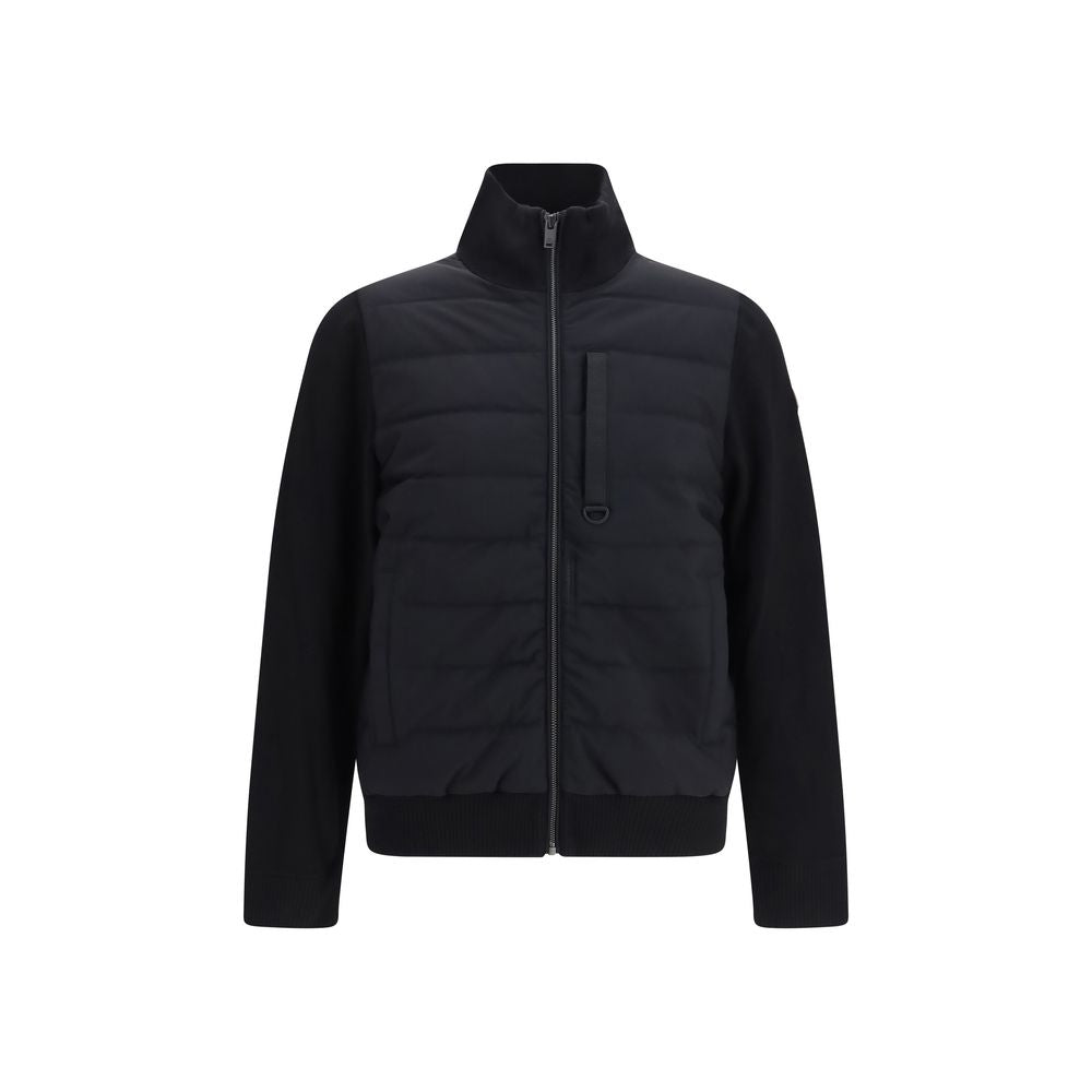 Moose Knuckles Black Viscose Full-Length Jacket