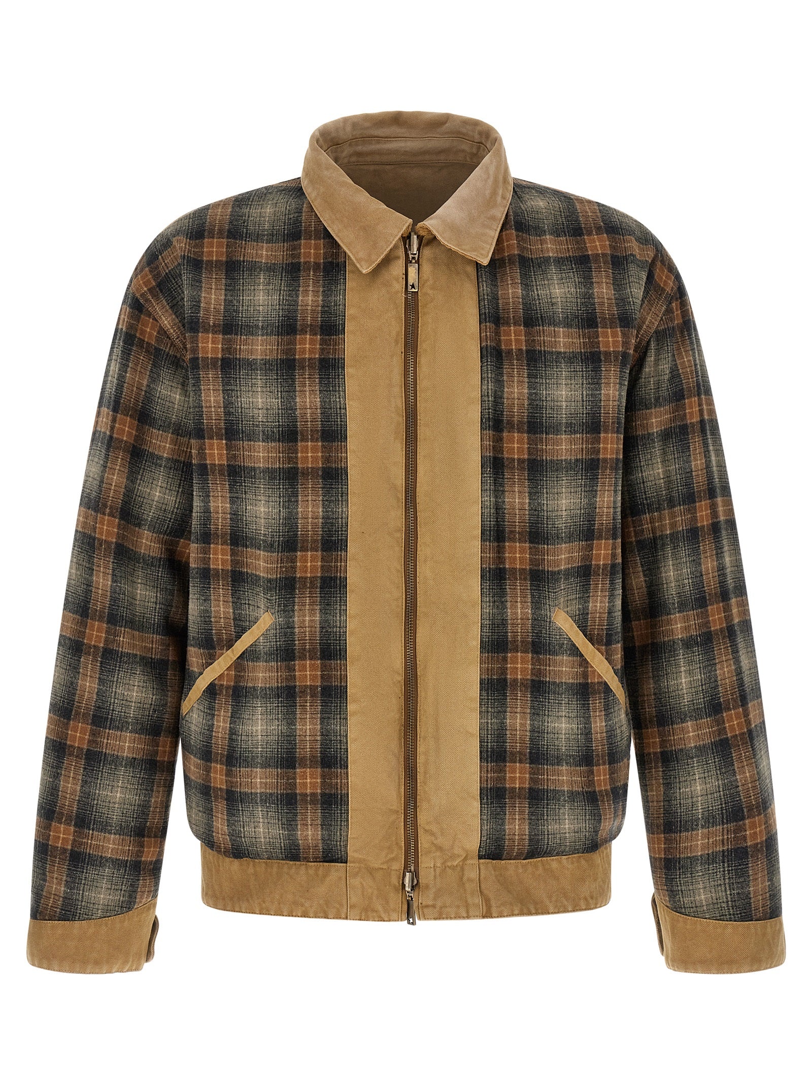 Golden Goose Beige Cotton Shell Jacket