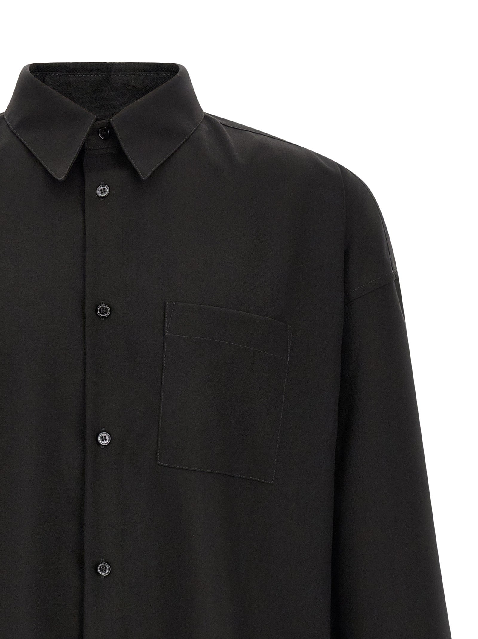 Marni Black Virgin Wool Blouse