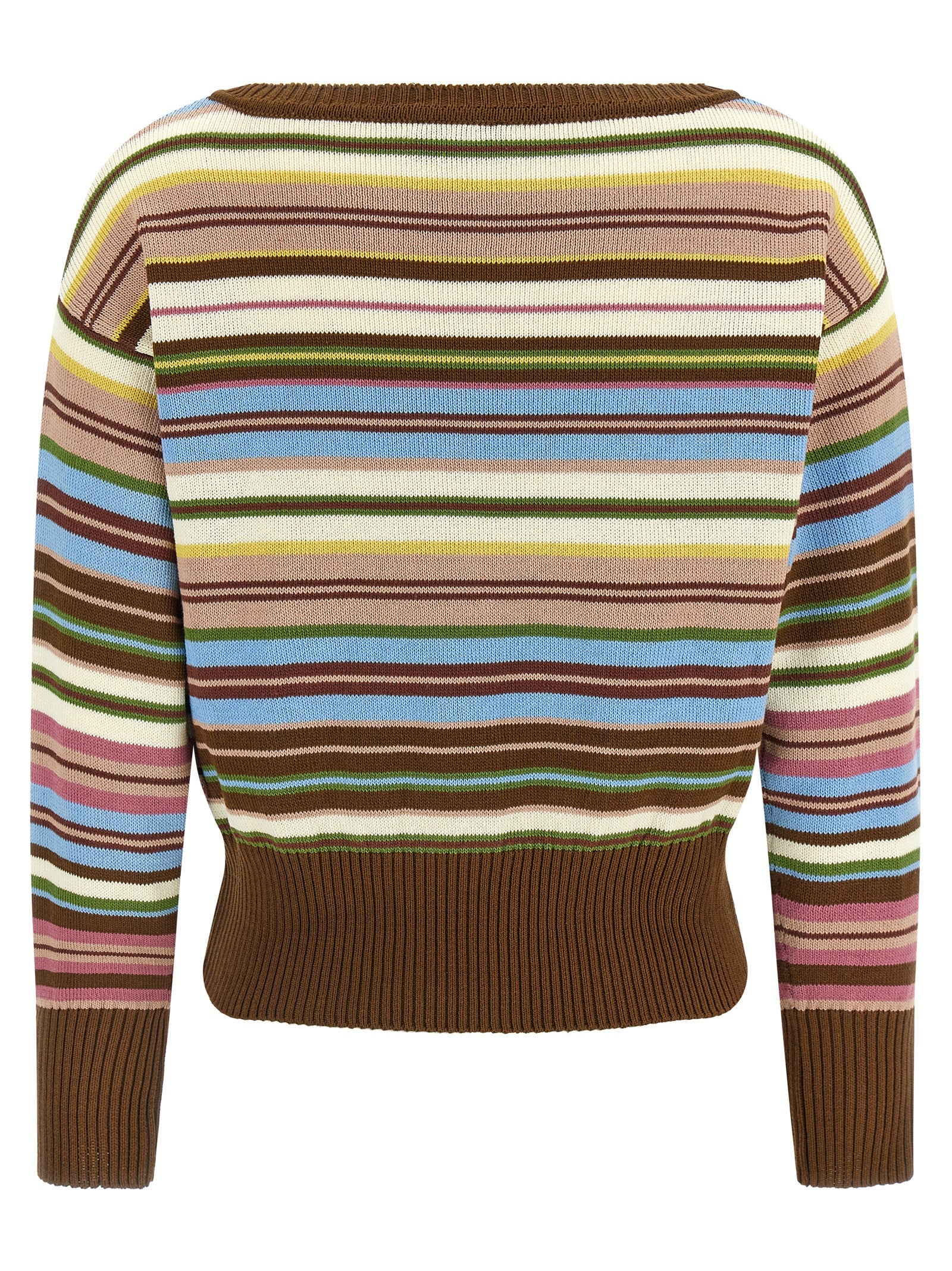 Max Mara Multicolor Cotton Cardigan