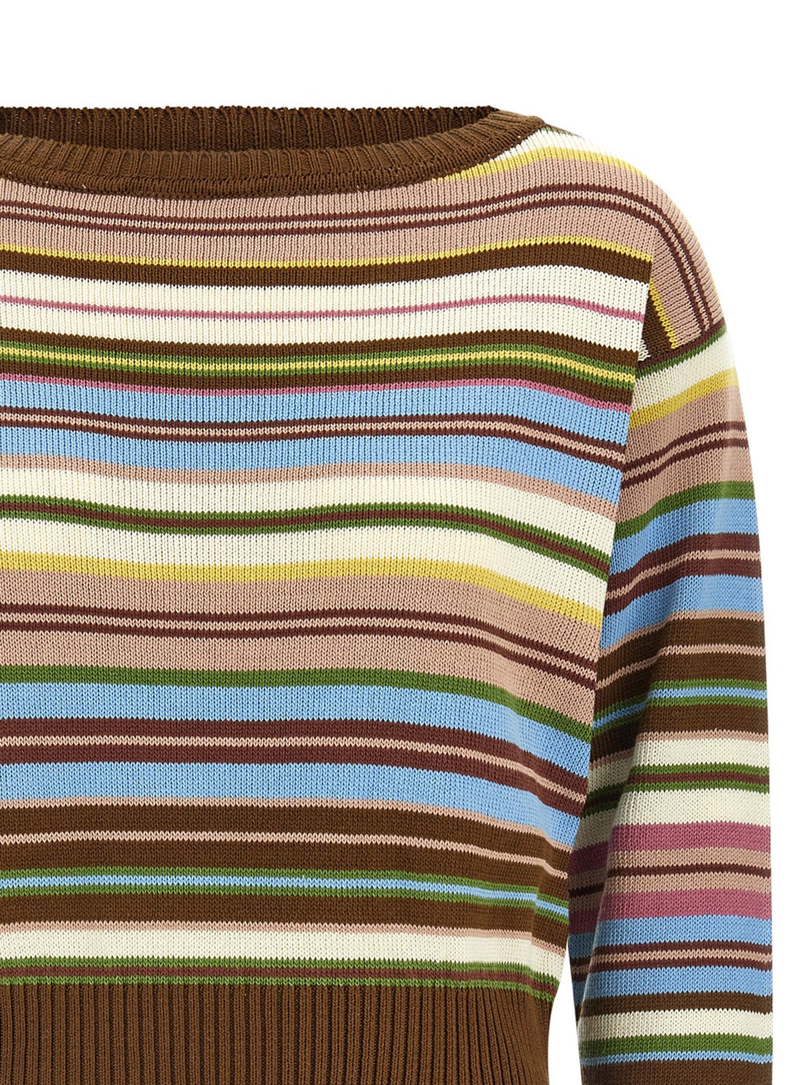 Max Mara Multicolor Cotton Cardigan